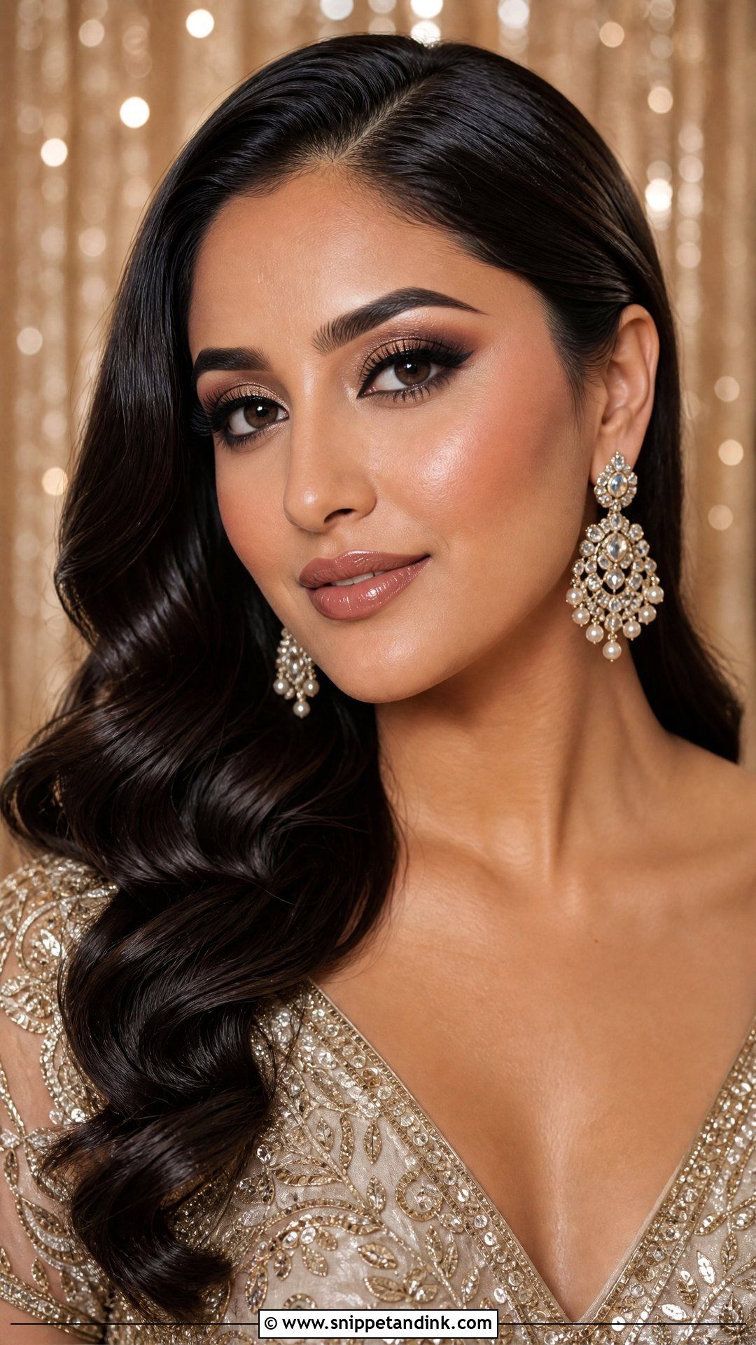 Modern Indian Reception Bridal Makeup - Snippet and Ink - 20 Indian Bride Makeup Bridal Looks