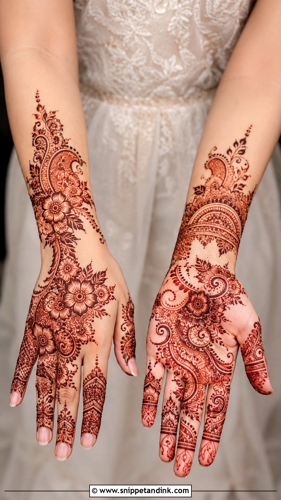Modern Indo Arabic Mehndi Design - Snippet and Ink - 35 Modern Mehndi Designs