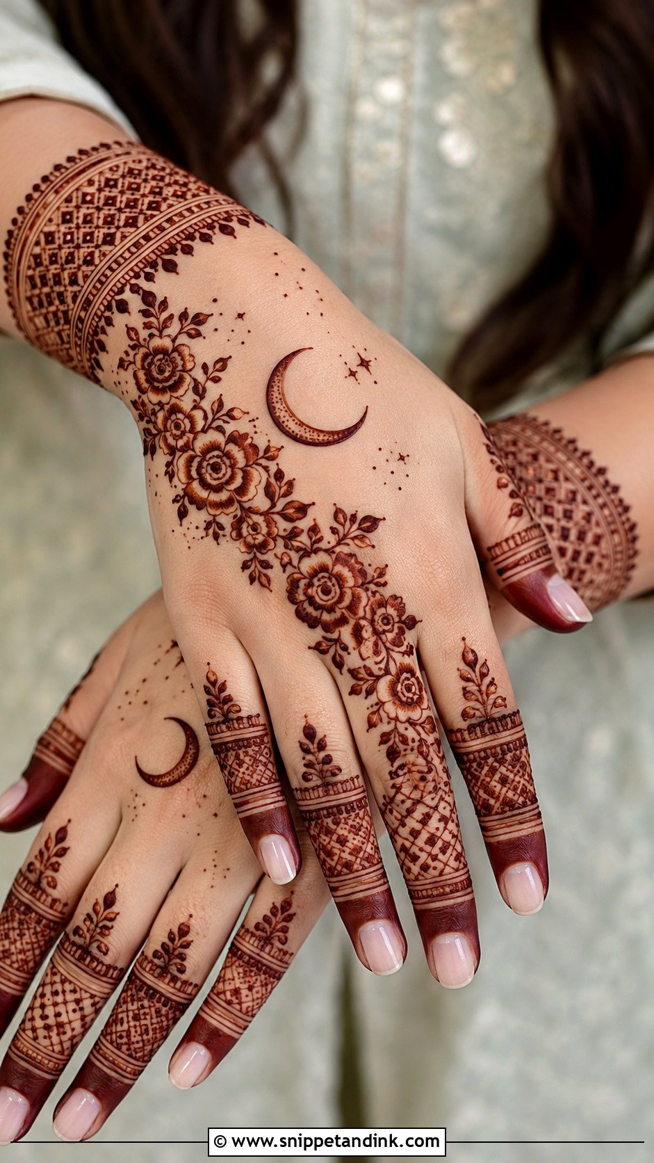 Modern Karva Chauth Mehndi Design - Snippet and Ink - 35 Karva Chauth Mehndi Designs