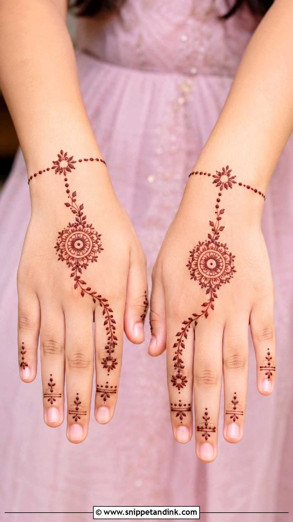 Modern Kids Mehndi Design - Snippet and Ink - 35 Modern Mehndi Designs