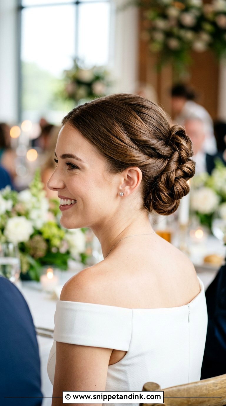 Modern Knotted Updo - Snippet and Ink - 20 Bridal Hair Do Ideas