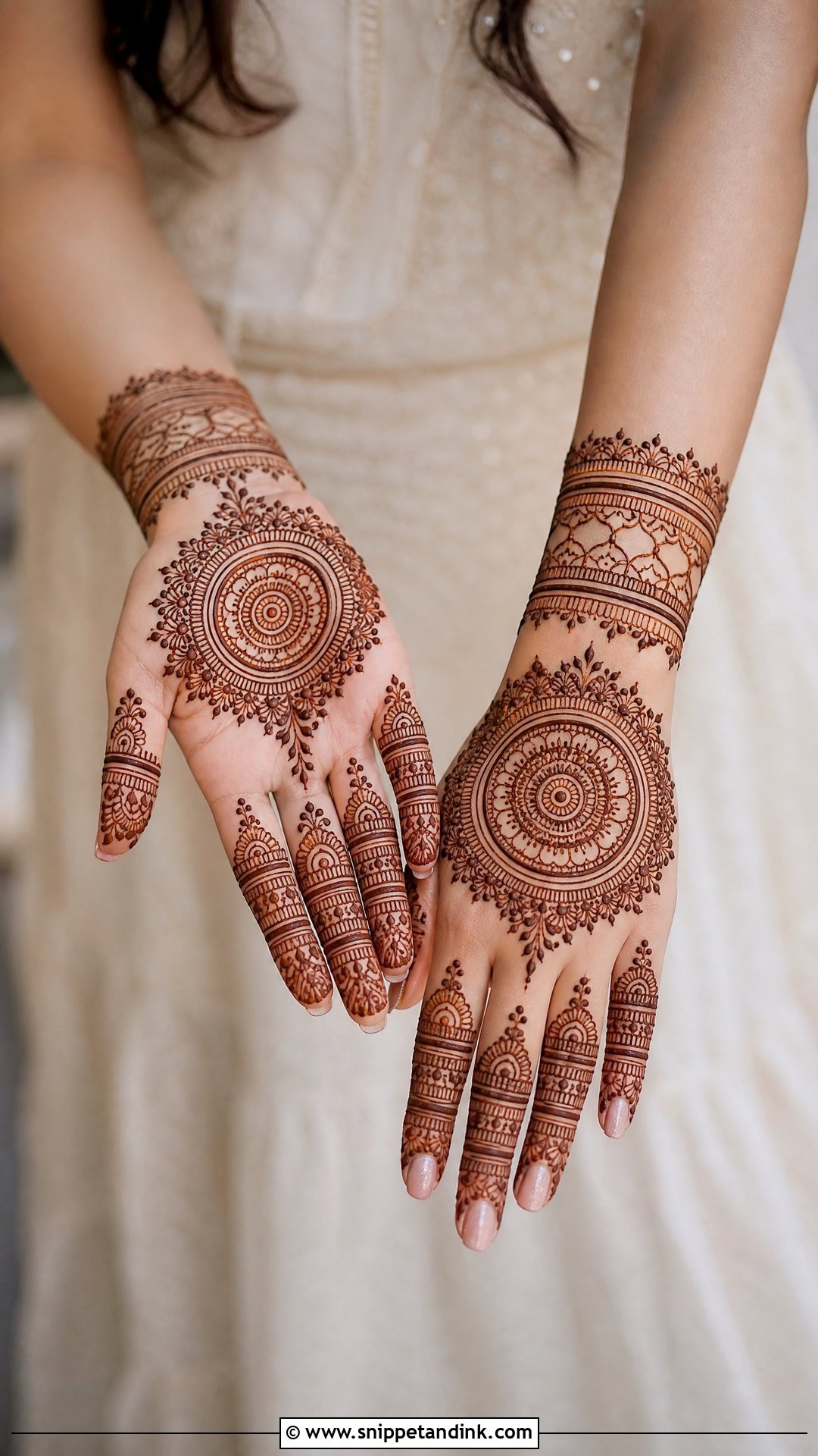 Modern Mandala Bridal Mehndi Design - Snippet and Ink - 20 Modern Bridal Mehndi Designs