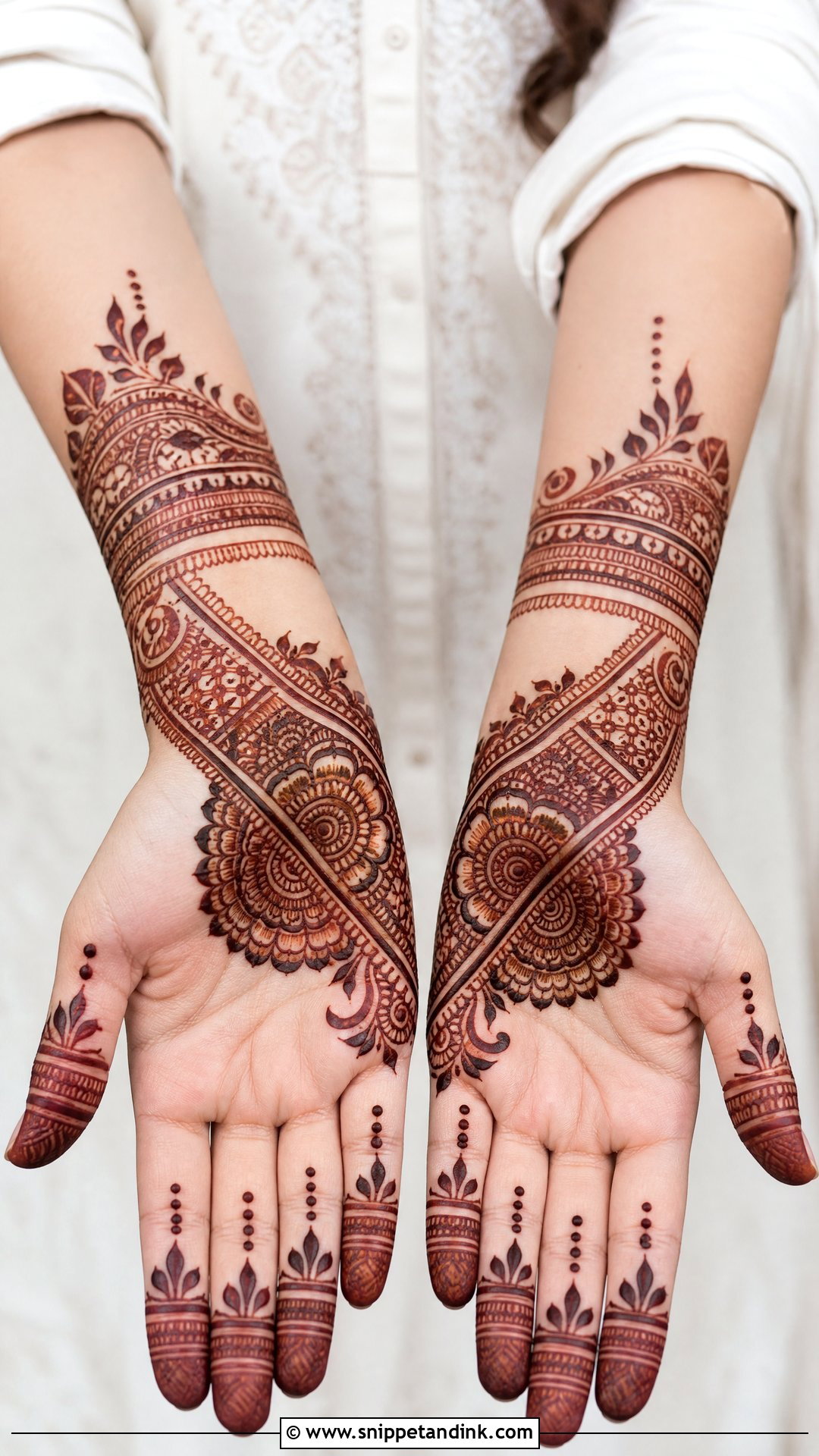 Modern Mehndi Design For Front Hand - Snippet and Ink - 25 Mehndi New Design Ideas