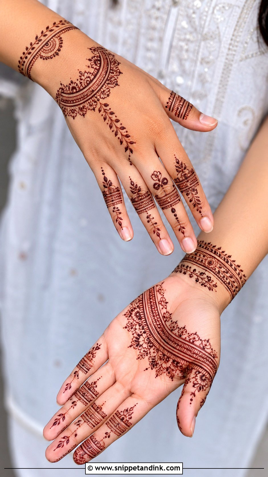 Modern Mehndi Design - Snippet and Ink - 30 Elegant Mehndi Designs