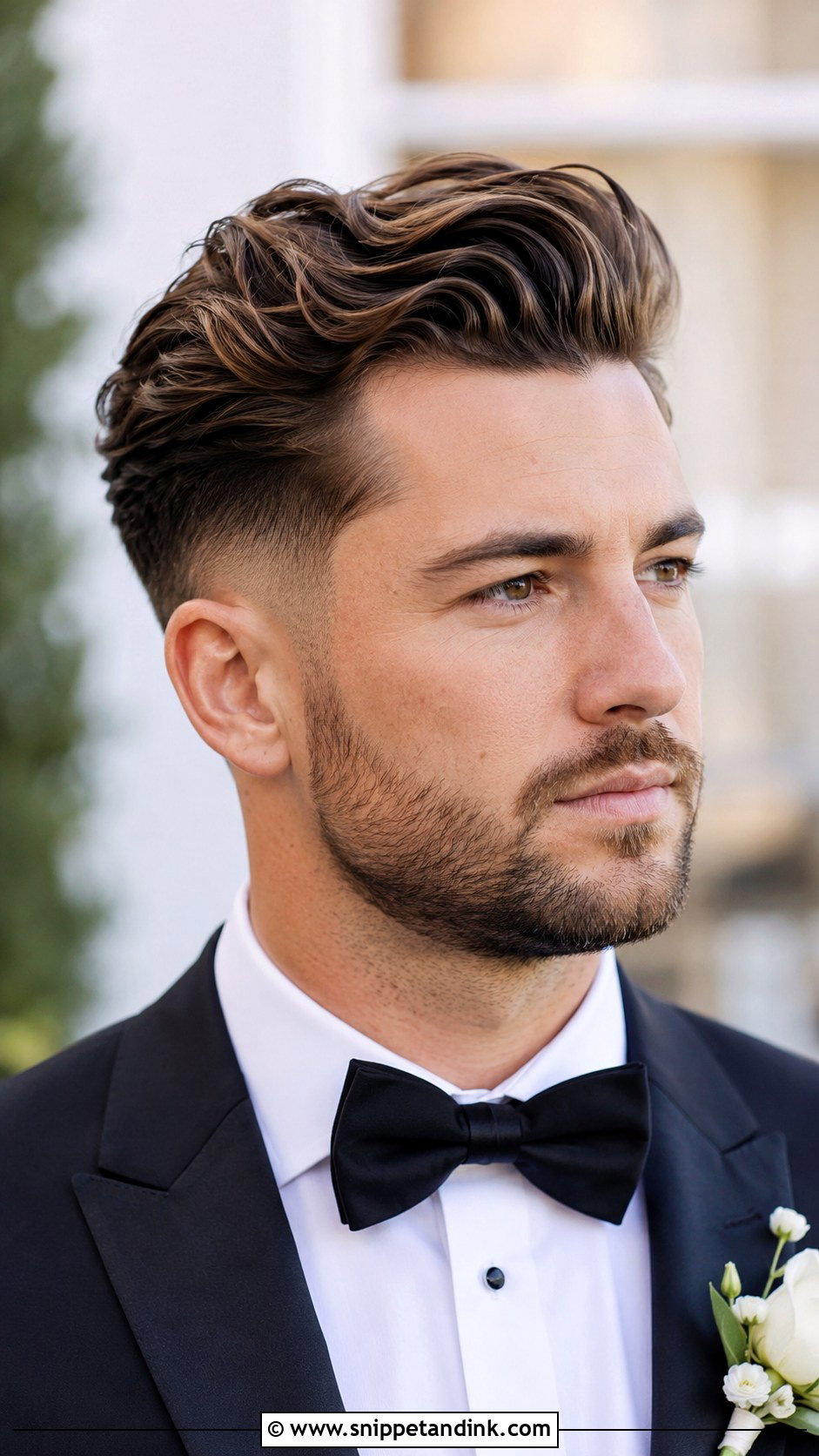 Modern Pompadour - Snippet and Ink - 20 Groom Hair Ideas