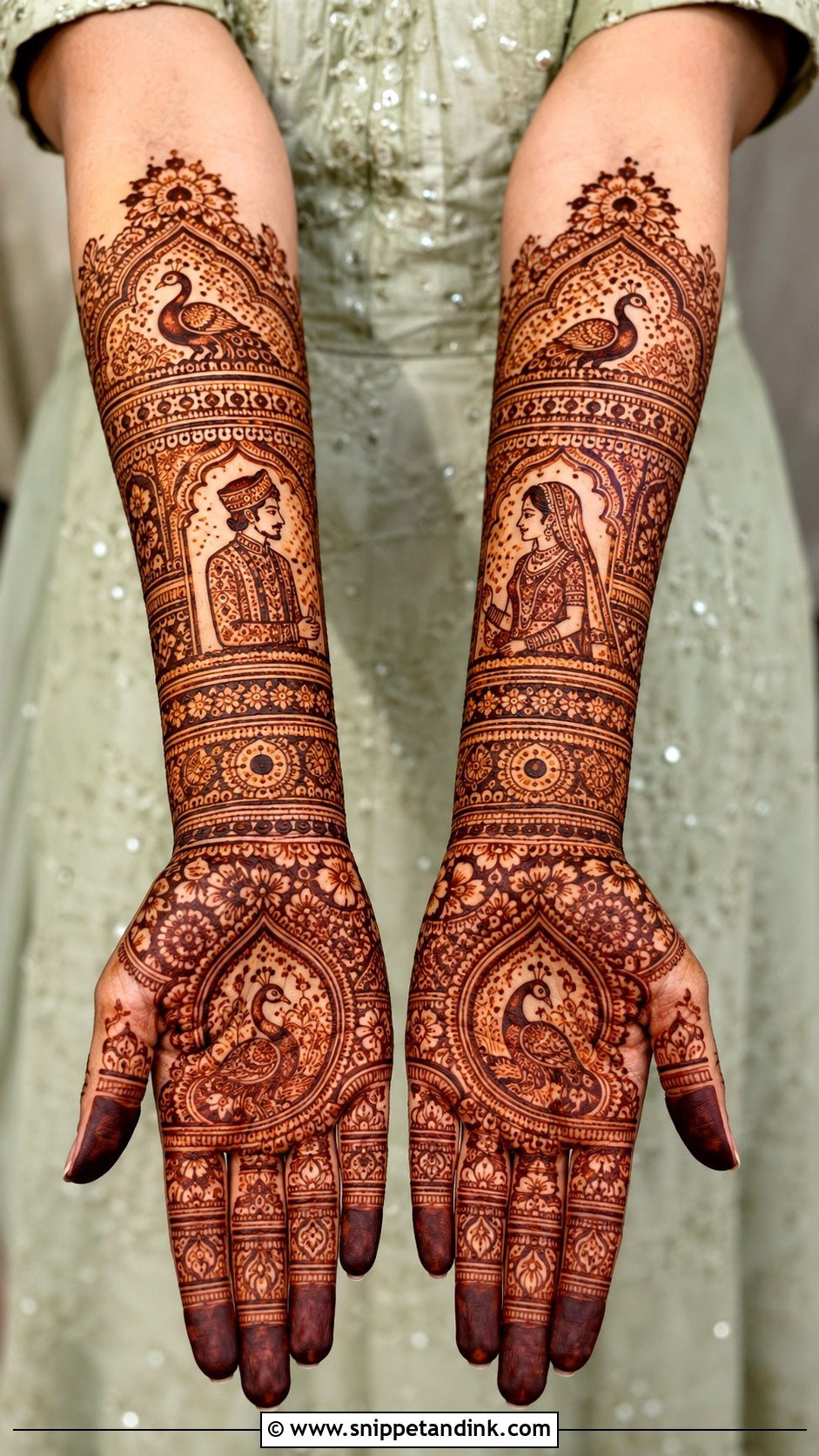 Modern Rajasthani Mehndi Design - Snippet and Ink - 35 Modern Mehndi Designs