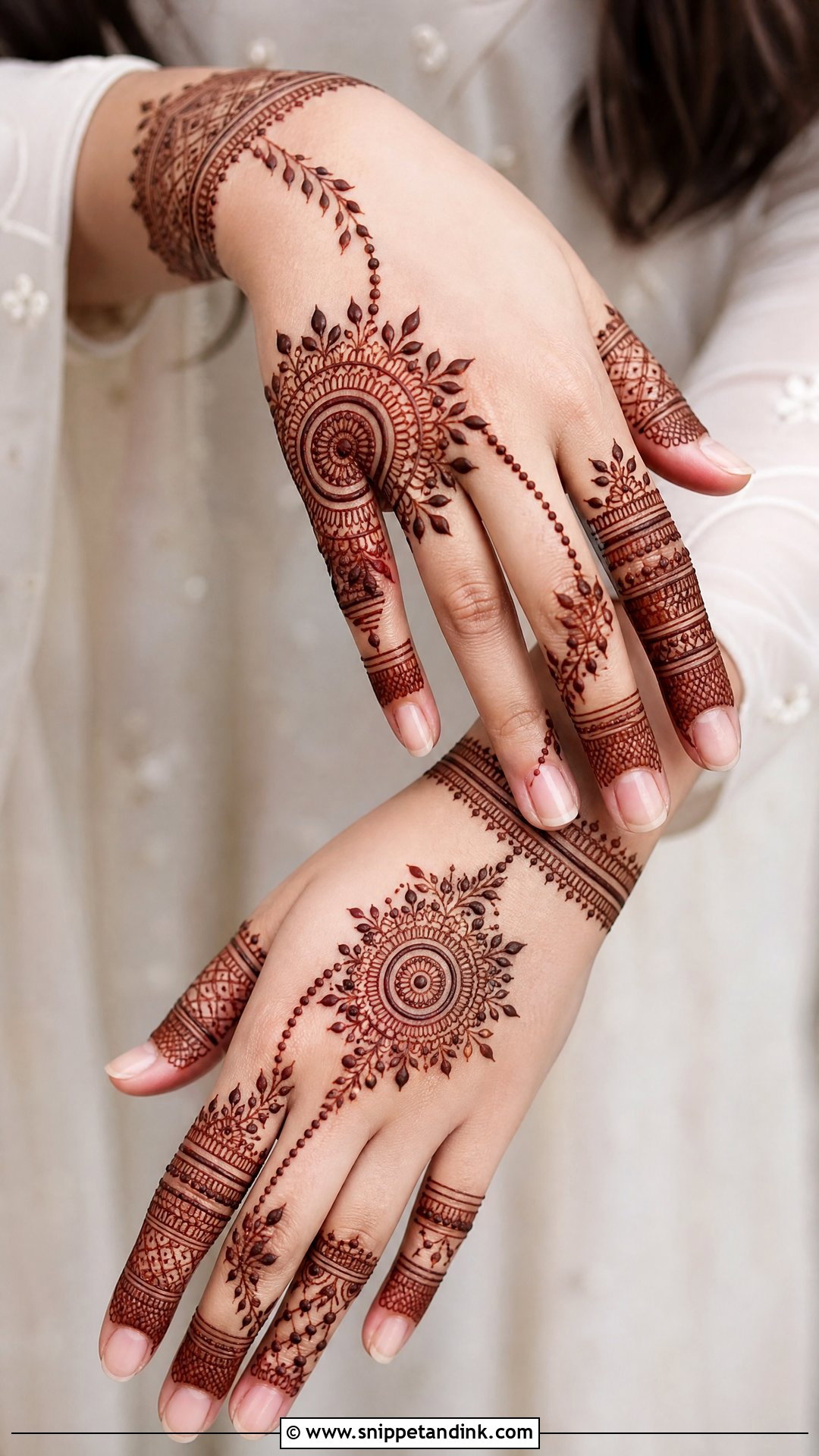 Modern Rakhi Mehndi Design - Snippet and Ink - 30 Rakhi Mehndi Designs