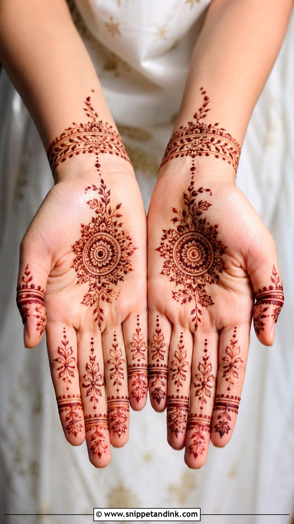Modern Simple Mehndi Design - Snippet and Ink - 35 Modern Mehndi Designs