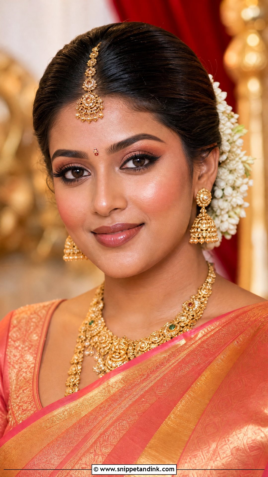 Modern South Indian Bridal Makeup - Snippet and Ink - 25 South Indian Bridal Makeup Ideas
