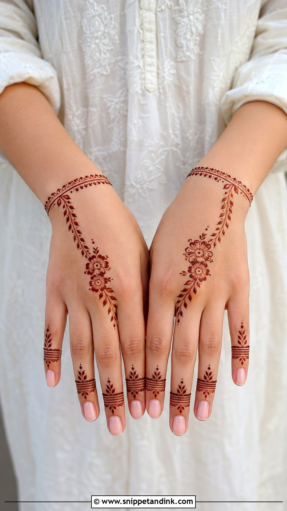 Modern Teen Mehndi Design - Snippet and Ink - 35 Modern Mehndi Designs