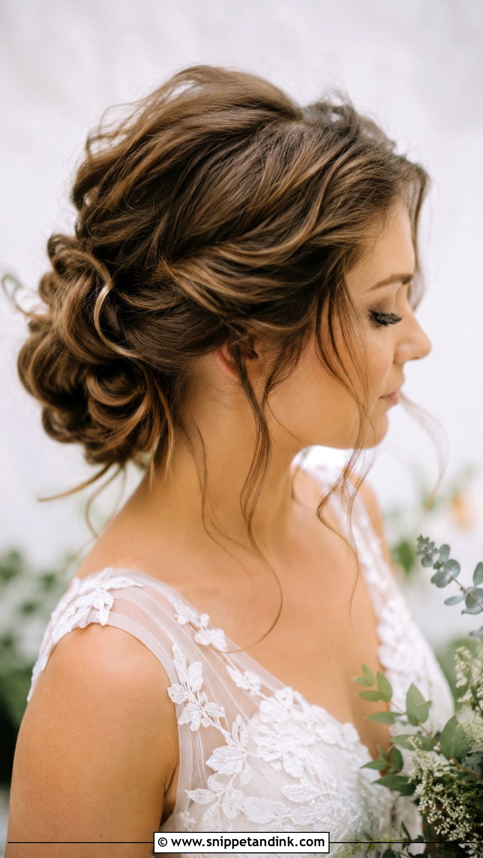 Modern Textured Updo - Snippet and Ink - 30 Wedding Updo Hairstyles