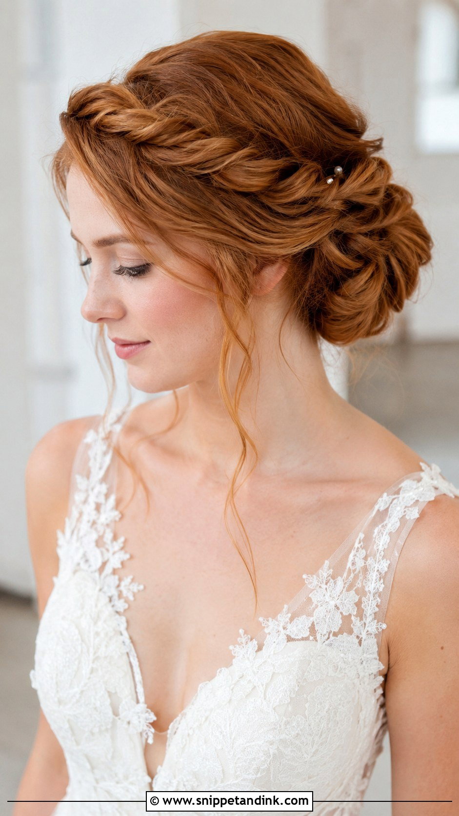 Modern Twisted Halo Bridal Hairstyle - Snippet and Ink - 25 Wedding Bridal Hair Ideas