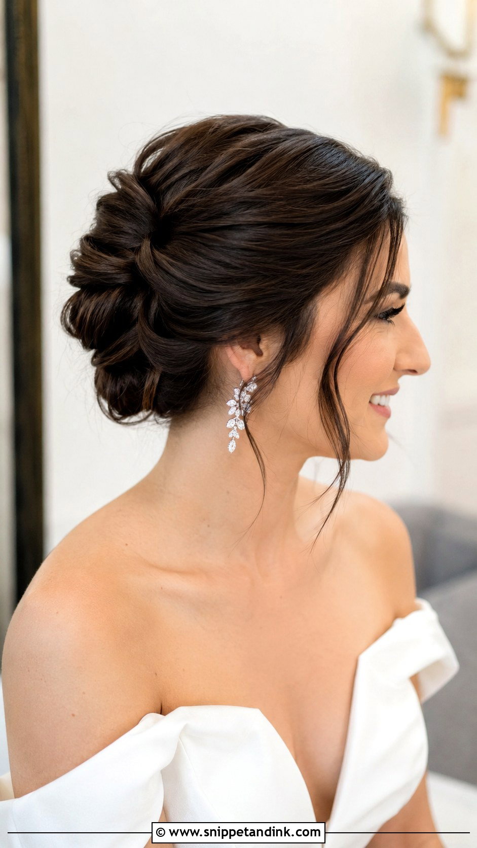 Modern Twisted Updo - Snippet and Ink - 25 Bride Hair Updo Ideas