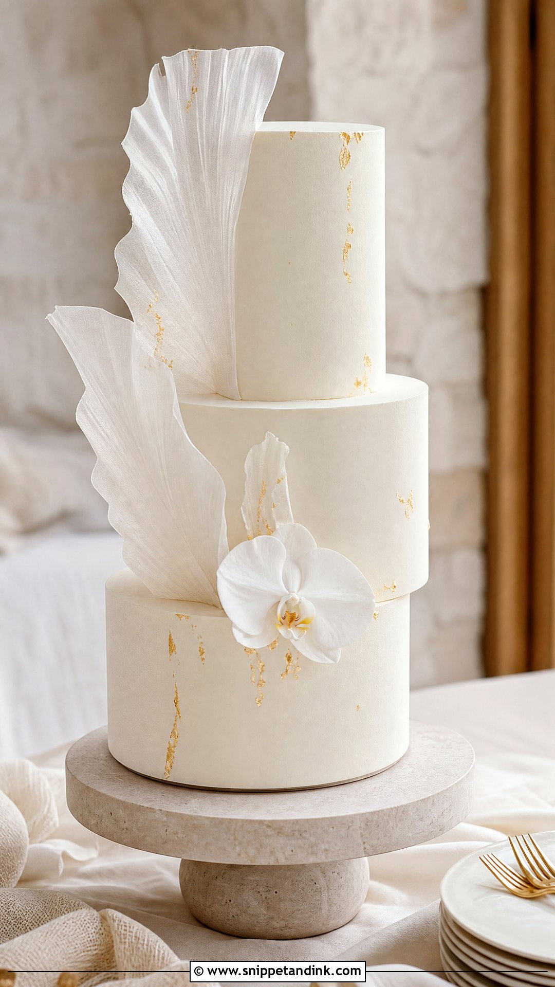 Modern Wedding Cake - Snippet and Ink - 35 Wedding Cakes