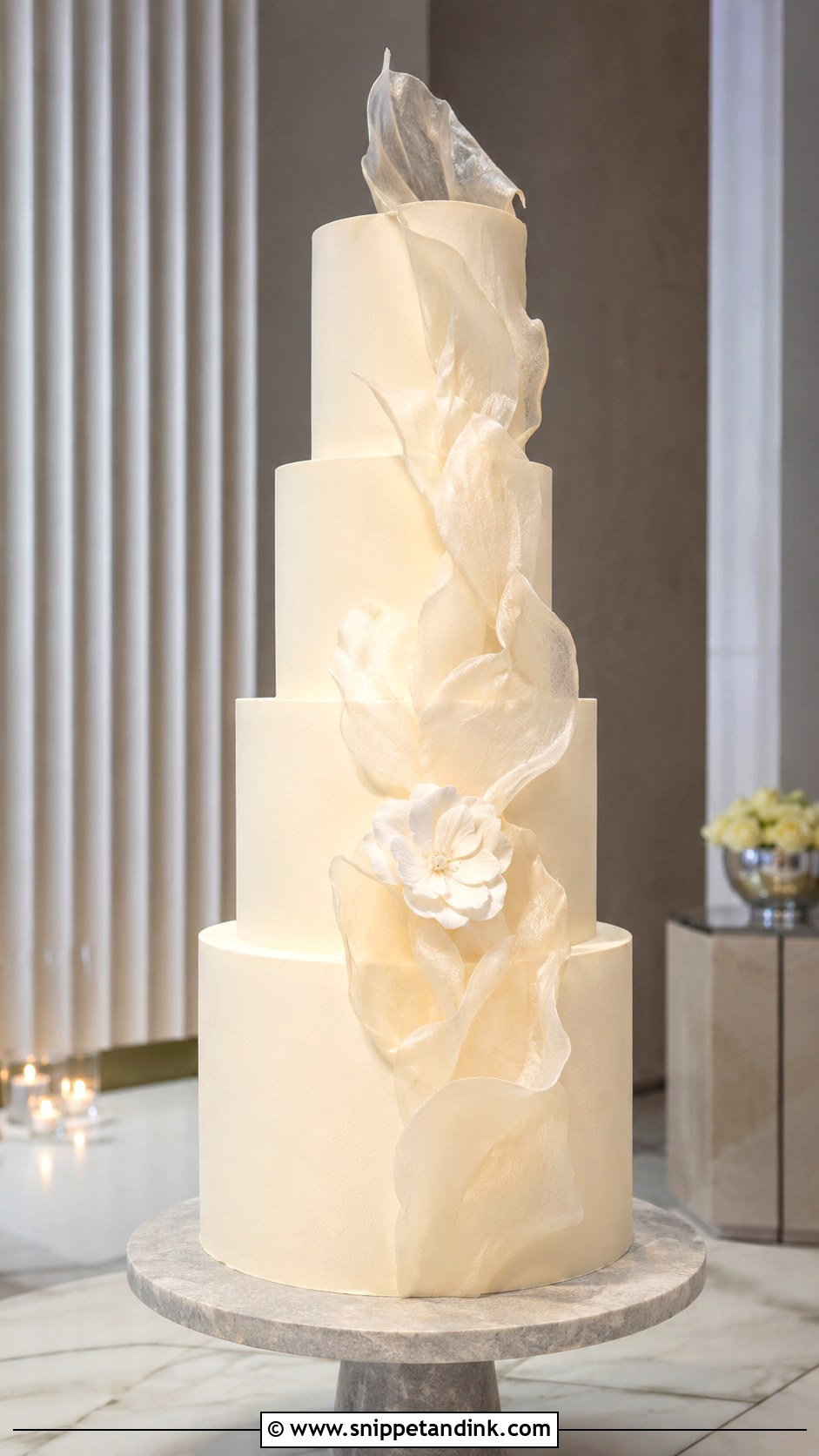 Modern Wedding Cake - Snippet and Ink - 30 Elegant Wedding Cake Ideas