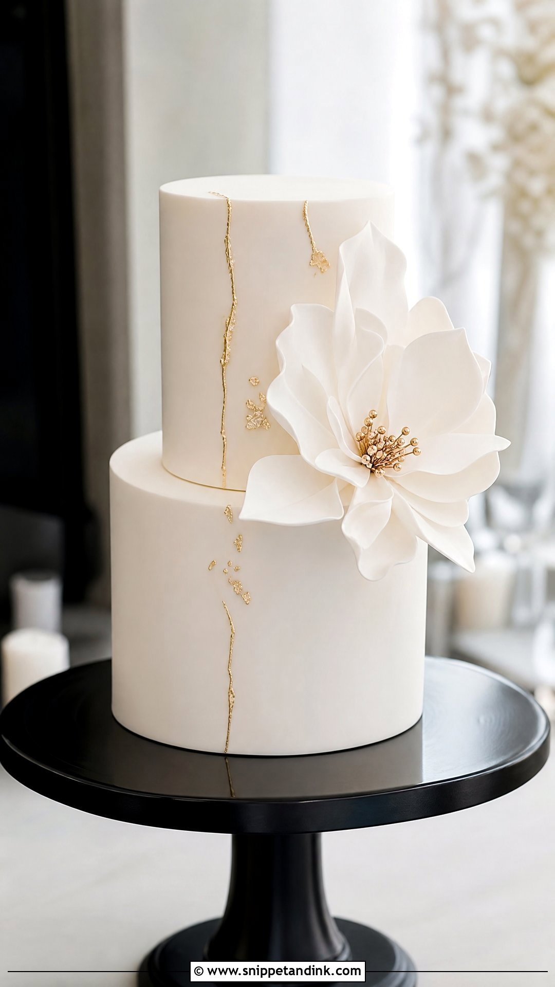 Modern Wedding Cake - Snippet and Ink - 30 Simple Wedding Cake Ideas