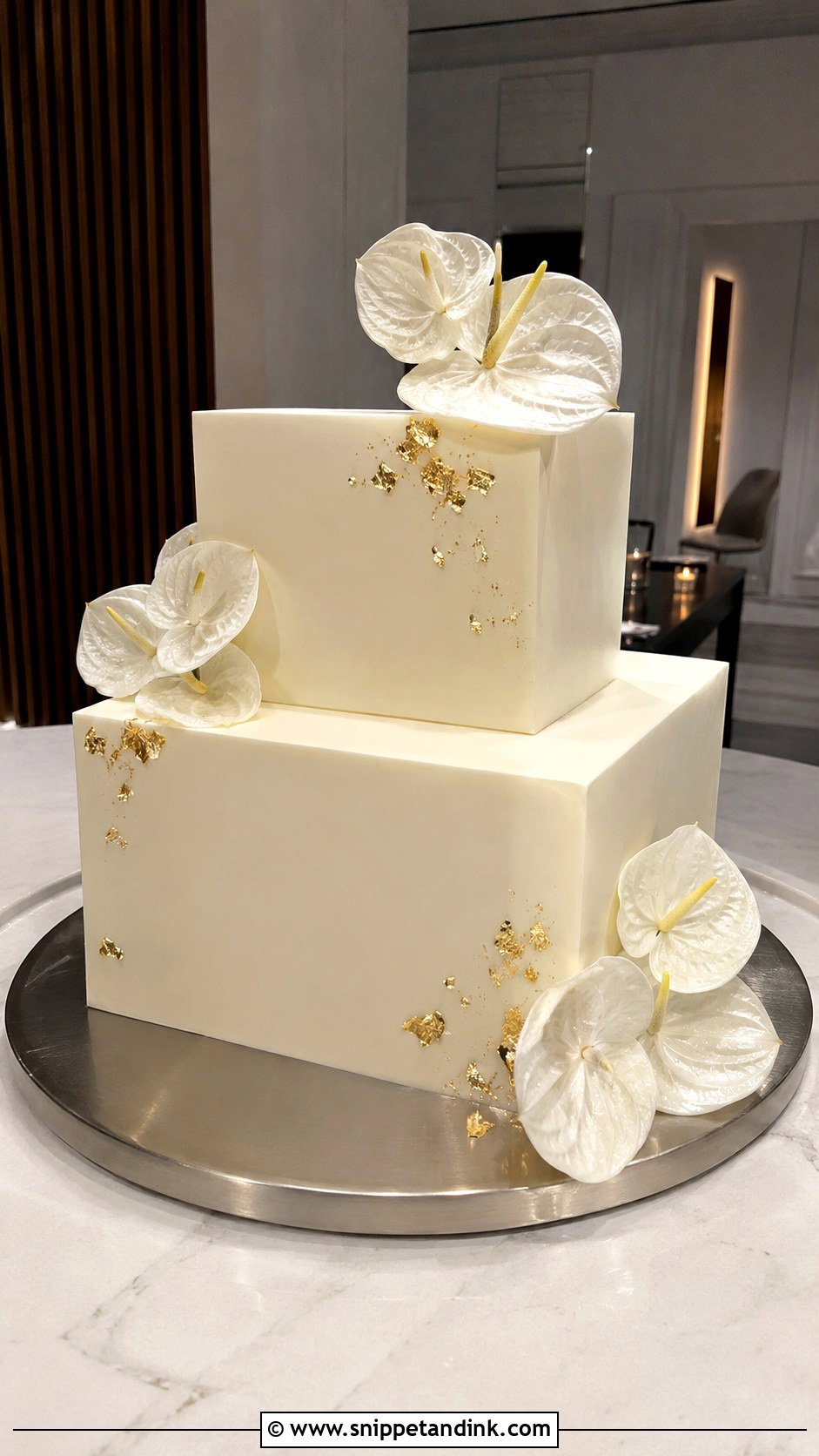 Modern Wedding Cake Plate - Snippet and Ink - 20 Wedding Cake Plate Ideas
