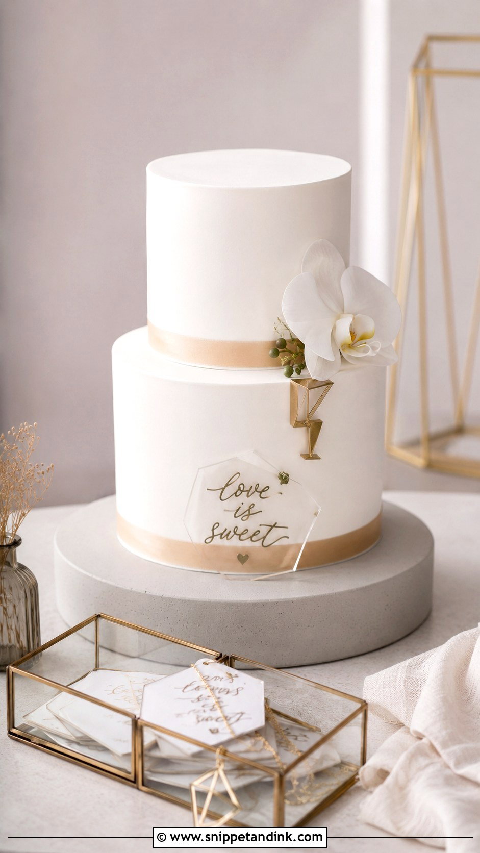 Modern Wedding Cake Pull - Snippet and Ink - 20 Wedding Cake Pulls