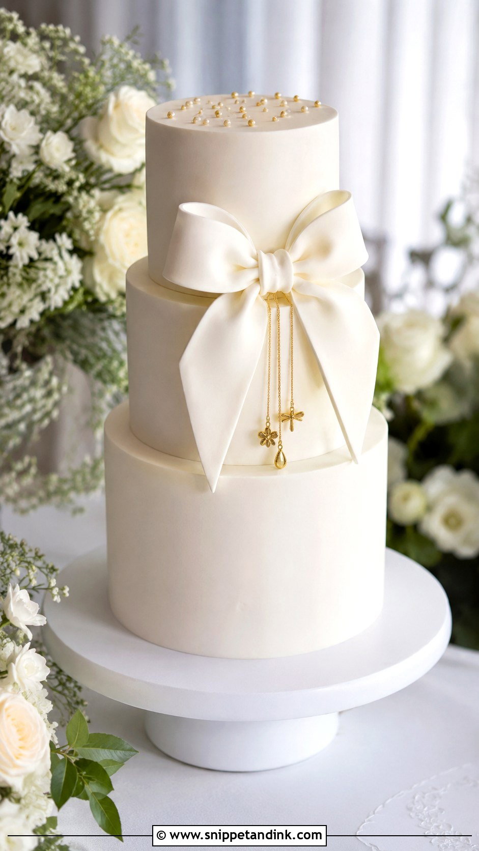 Modern Wedding Cake With Charms - Snippet and Ink - 20 Charm Cake Ideas for Wedding