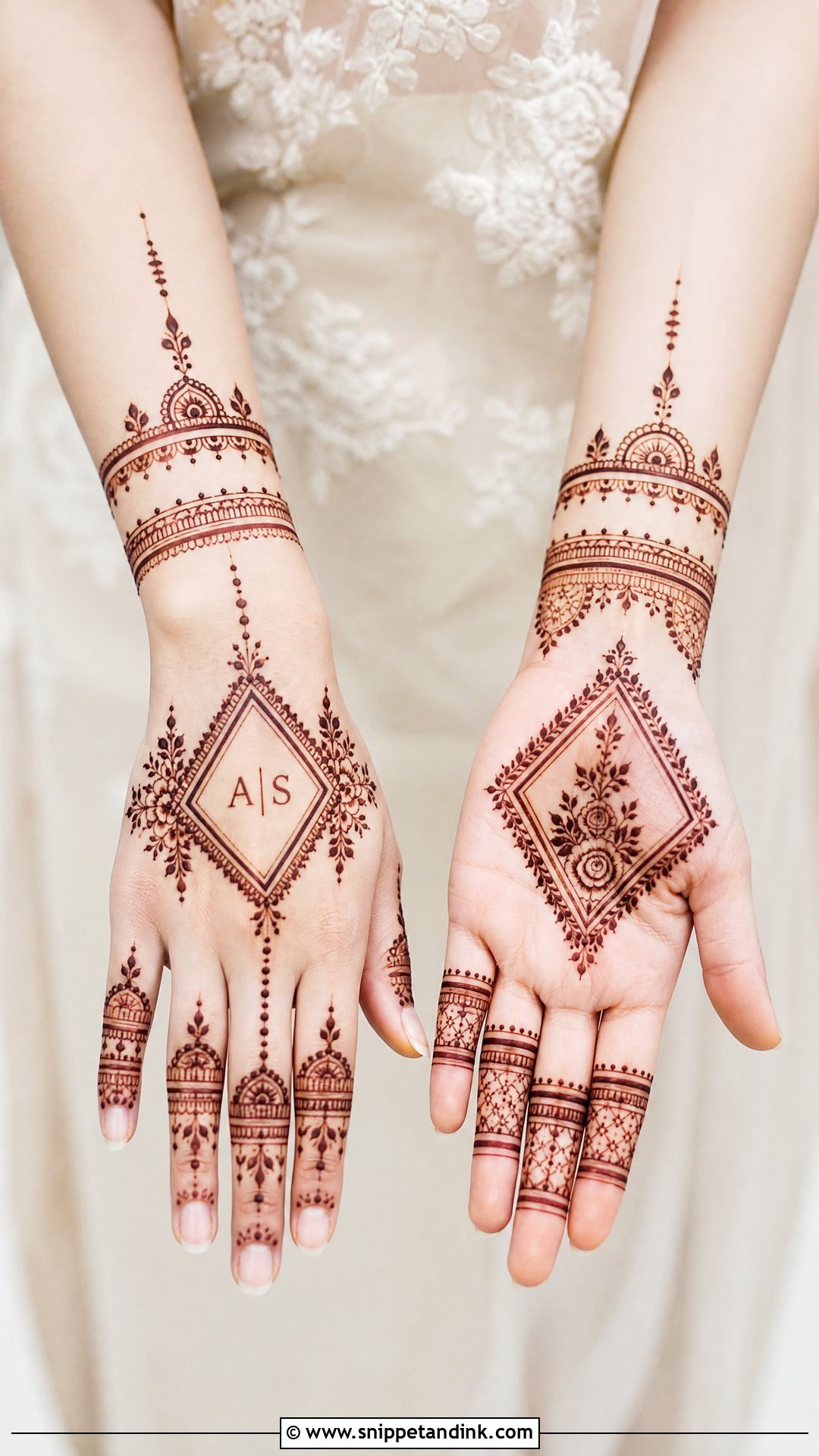 Modern Wedding Mehndi Design - Snippet and Ink - 20 Wedding Mehndi Design Ideas
