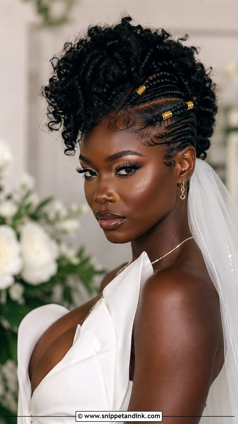 Mohawk Braided Wedding Style - Snippet and Ink - 20 Wedding Hairstyles for Natural Hair