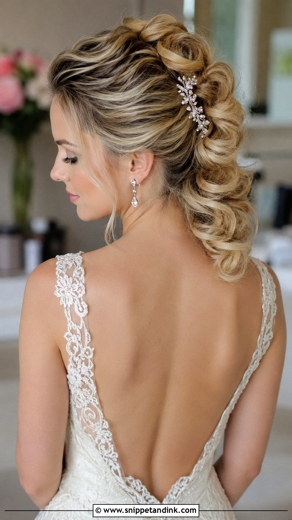 Mohawk Updo Wedding Hair For Long Hair - Snippet and Ink - 15 Mohawk Updo Wedding Ideas