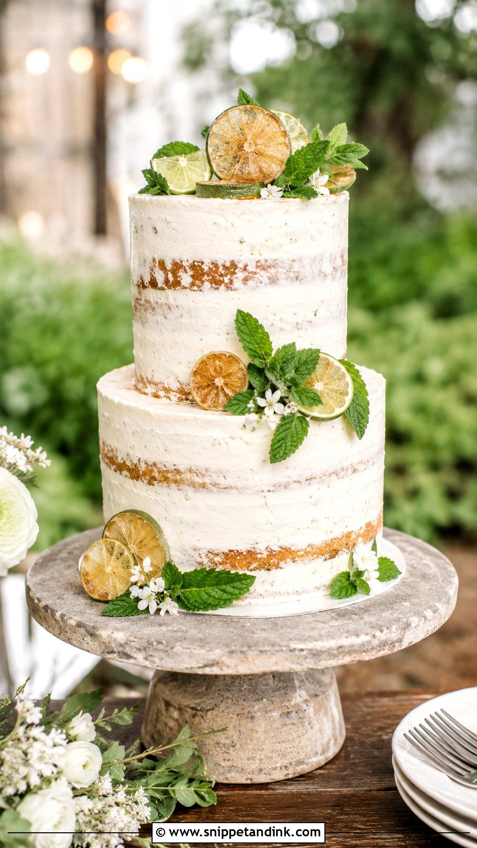 Mojito Wedding Cake - Snippet and Ink - 20 Cocktail Cake Design Ideas for Wedding