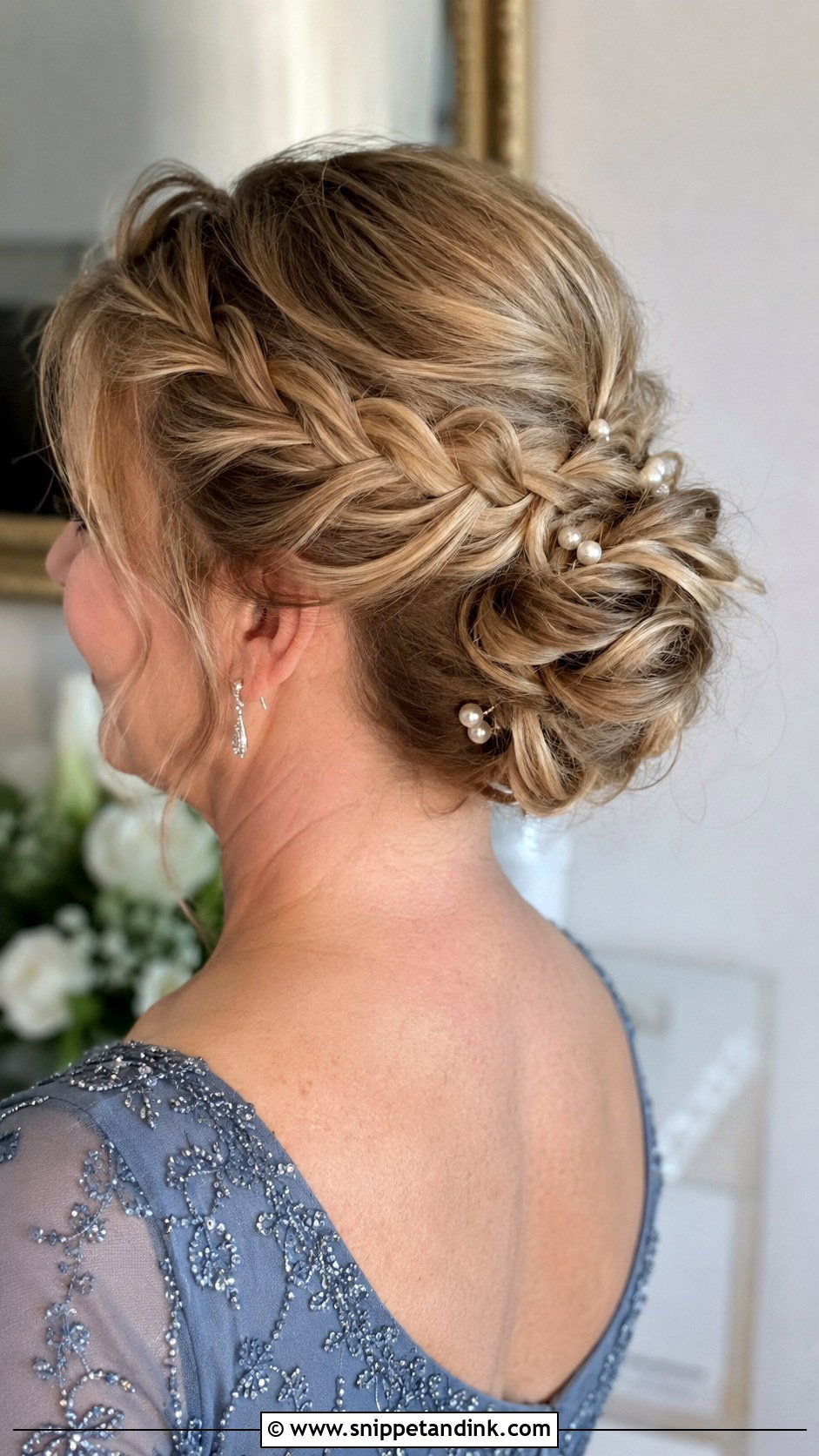 Mom Wedding Braided Updo - Snippet and Ink - 15 Mom Wedding Hairstyles