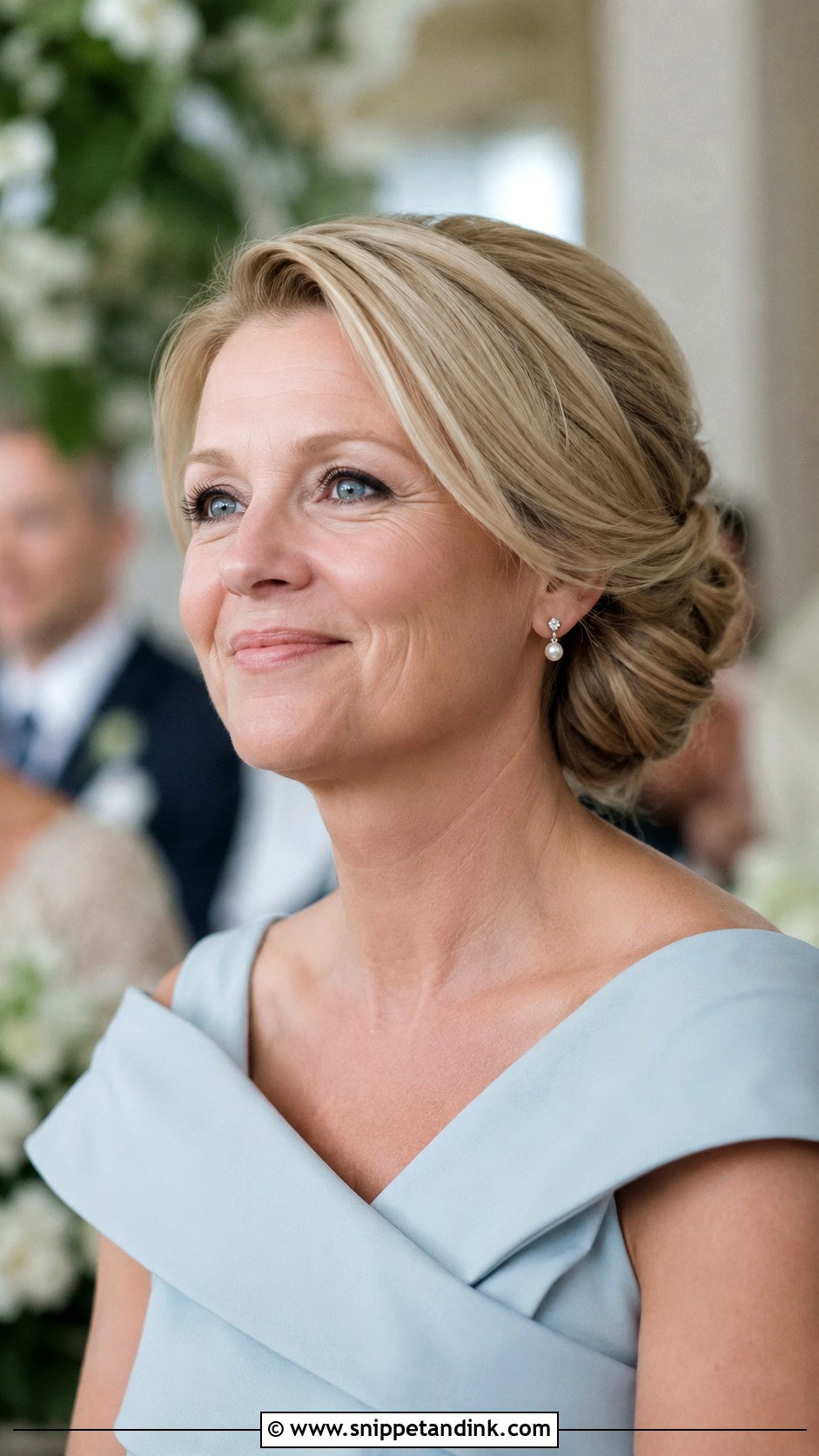 Mom Wedding Chignon - Snippet and Ink - 15 Mom Wedding Hairstyles