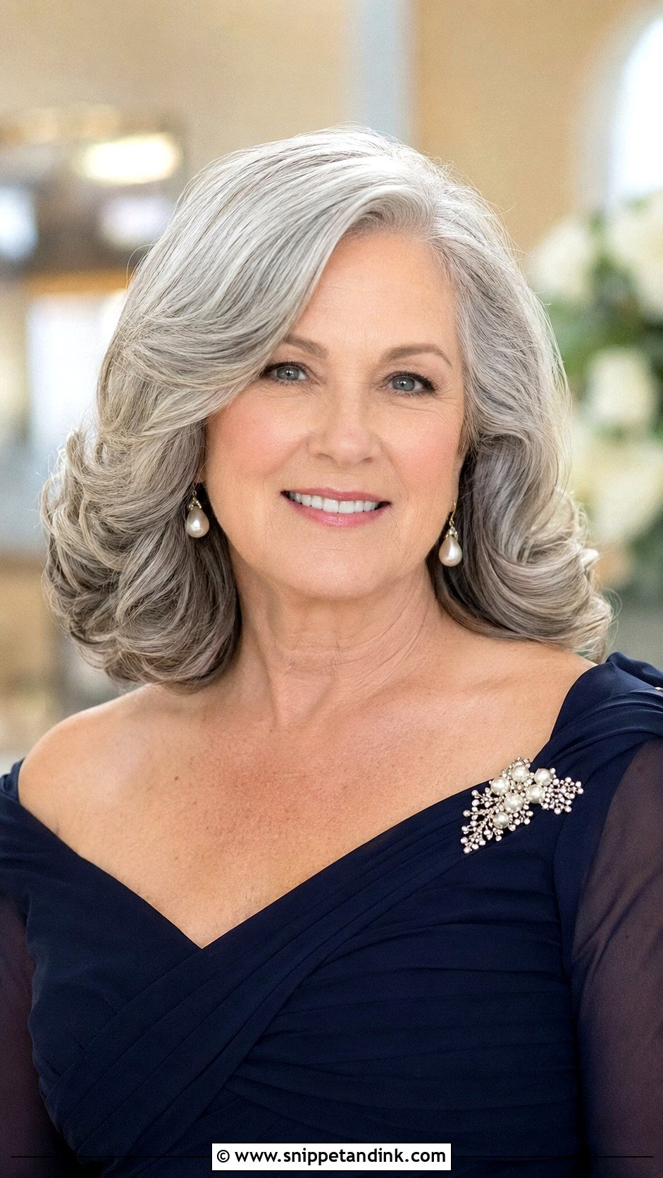 Mom Wedding Gray Hair - Snippet and Ink - 15 Mom Wedding Hairstyles
