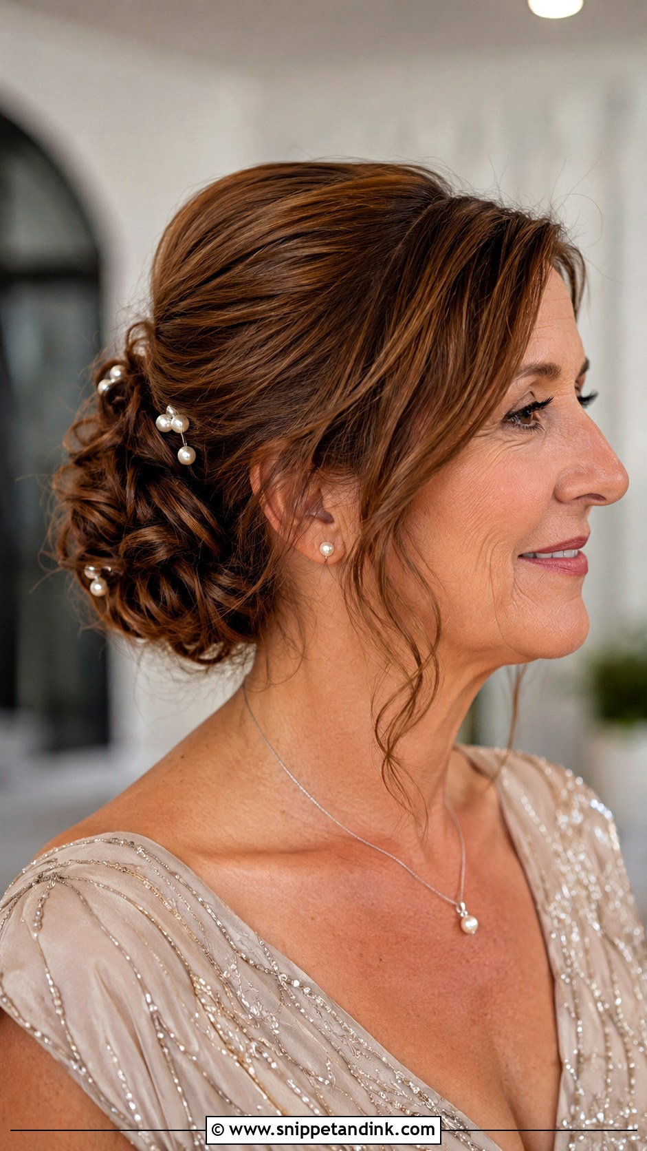 Mom Wedding Hair With Accessories - Snippet and Ink - 15 Mom Wedding Hairstyles