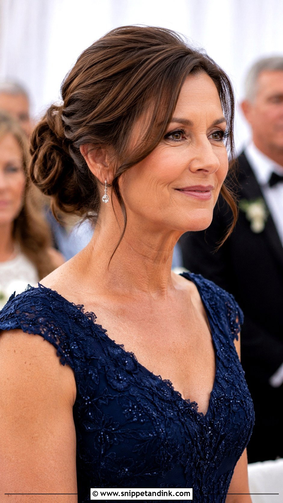 Mom Wedding Low Bun - Snippet and Ink - 15 Mom Wedding Hairstyles