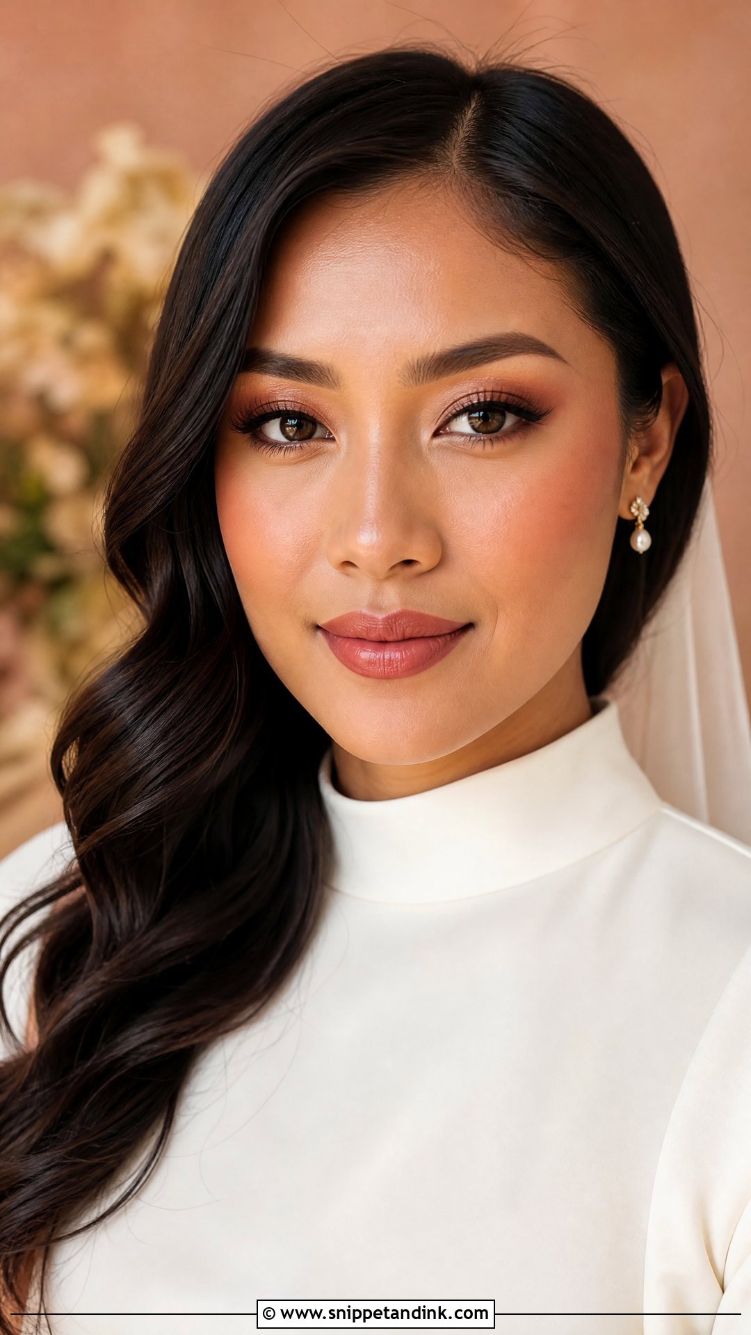 Monochromatic Wedding Makeup - Snippet and Ink - 25 Wedding Makeup Inspiration Ideas