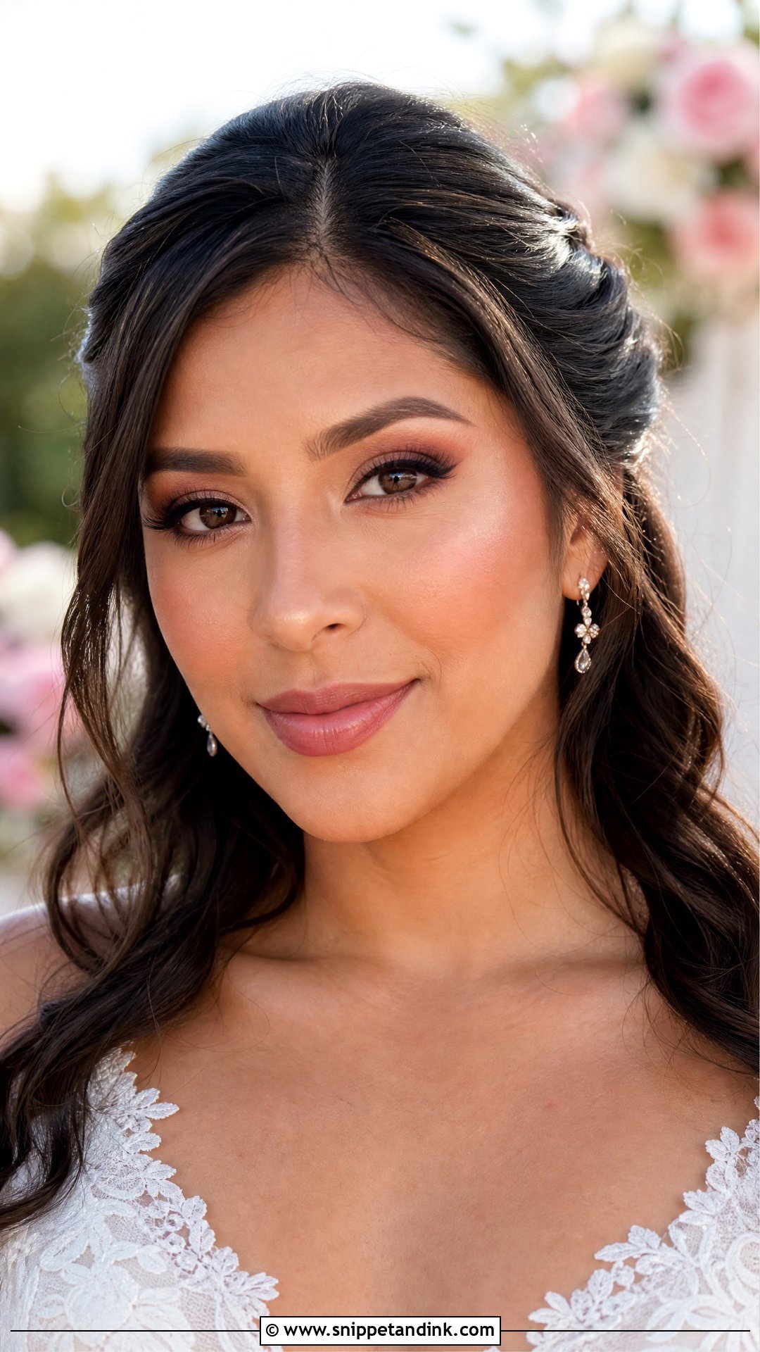 Monochrome Bridal Makeup - Snippet and Ink - 25 Bridal Makeup 2025 Ideas