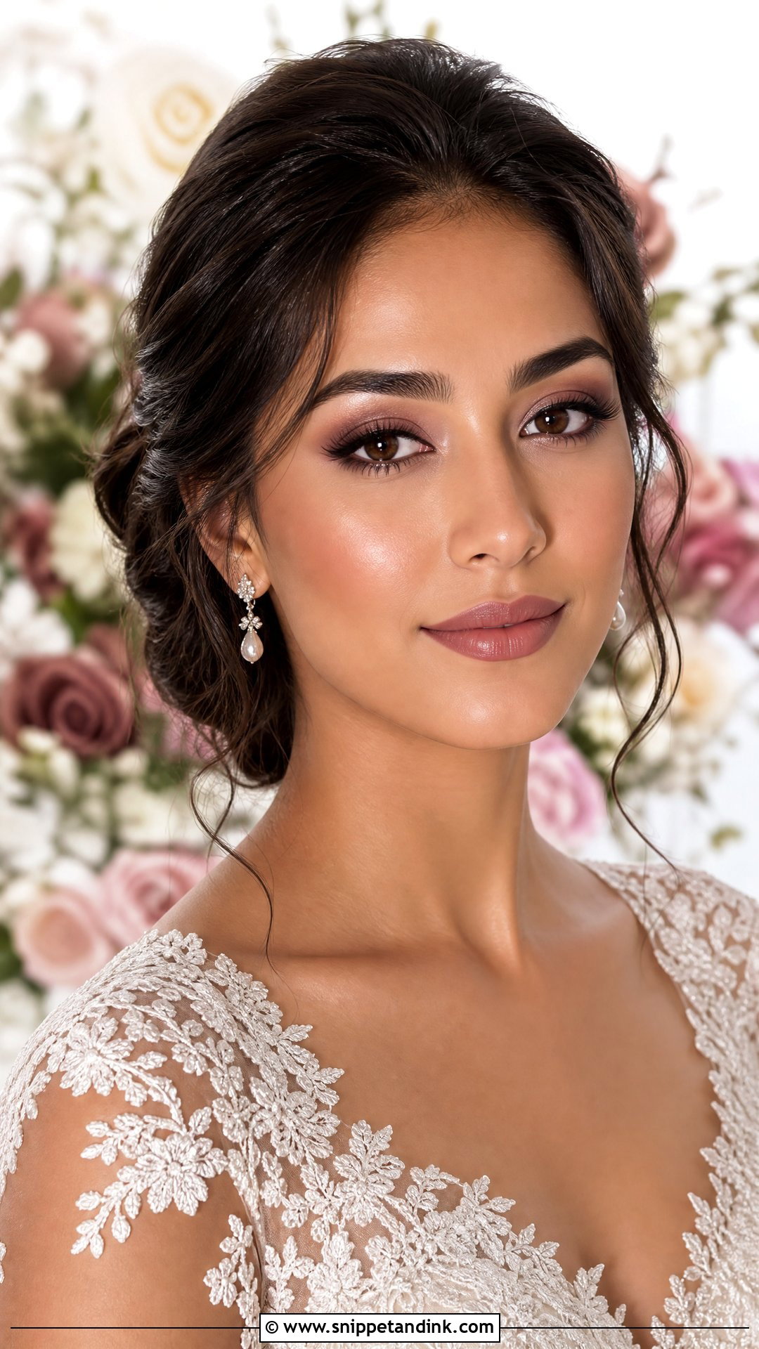 Monochrome Bridal Makeup - Snippet and Ink - 25 Latest Bridal Makeup Ideas