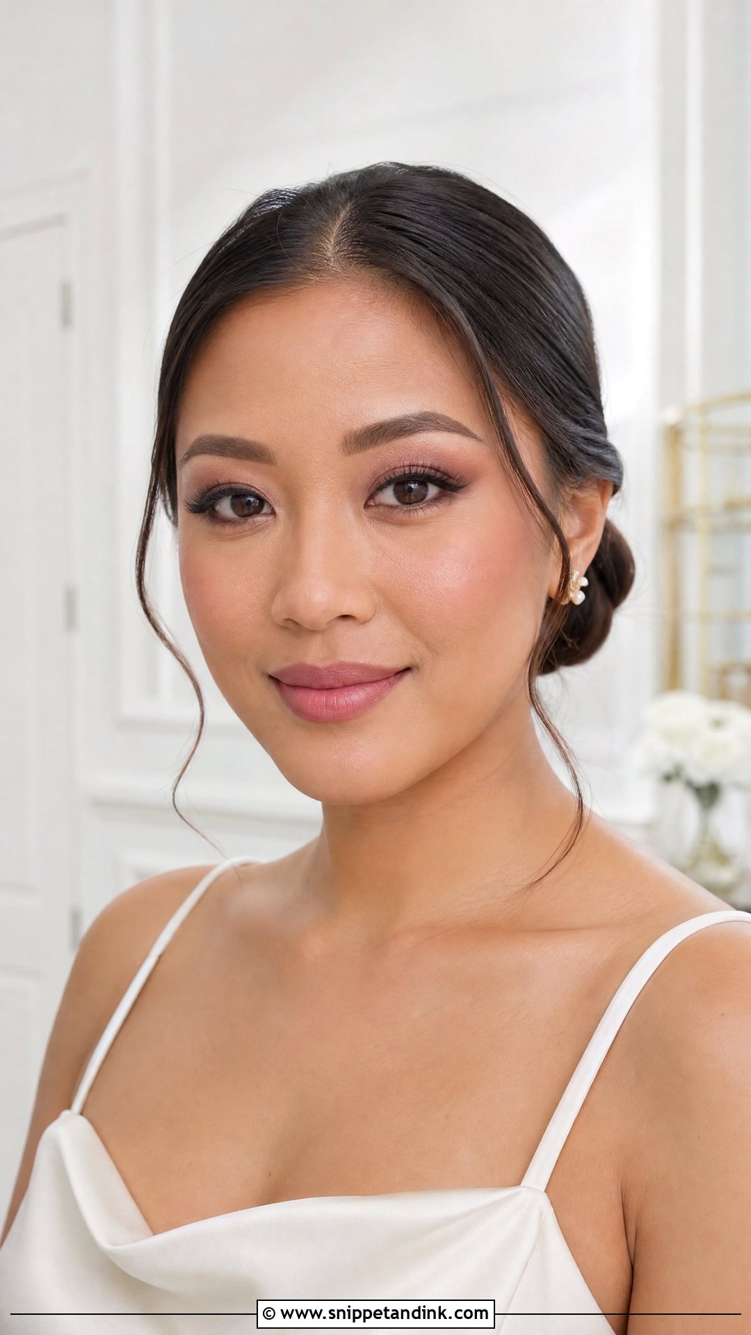 Monochrome Bridal Makeup - Snippet and Ink - 20 Classy Bridal Makeup Ideas
