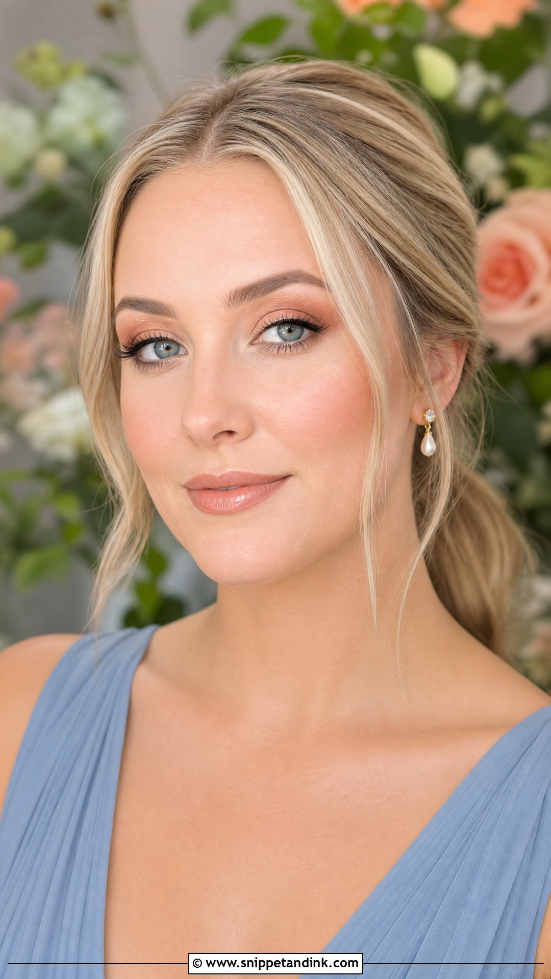 Monochrome Bridal Party Makeup - Snippet and Ink - 25 Bridal Party Makeup Ideas