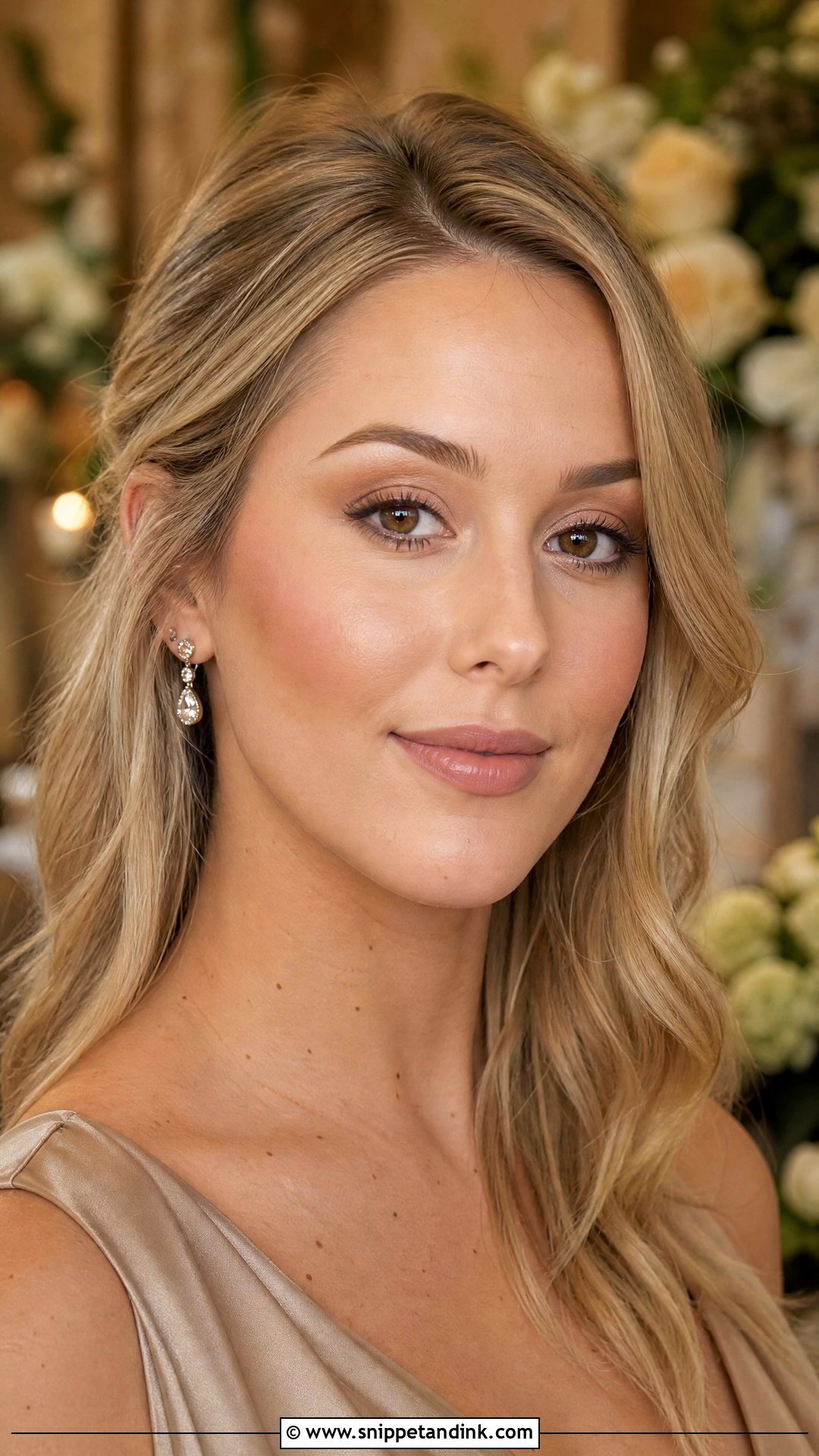 Monochrome Nude Bridesmaid Makeup For Brown Eyes - Snippet and Ink - 35 Bridesmaid Makeup for Brown Eyes