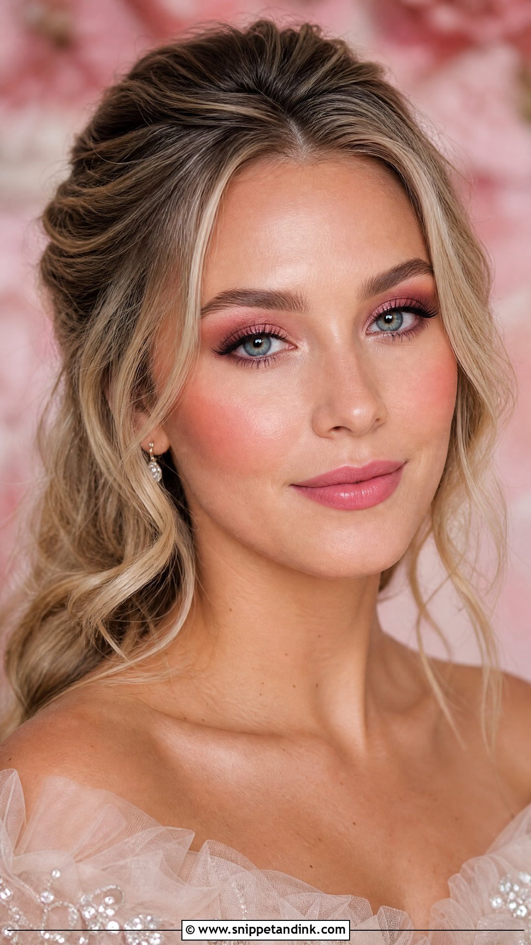 Monochrome Rose Editorial Wedding Makeup - Snippet and Ink - 20 Editorial Wedding Makeup Ideas