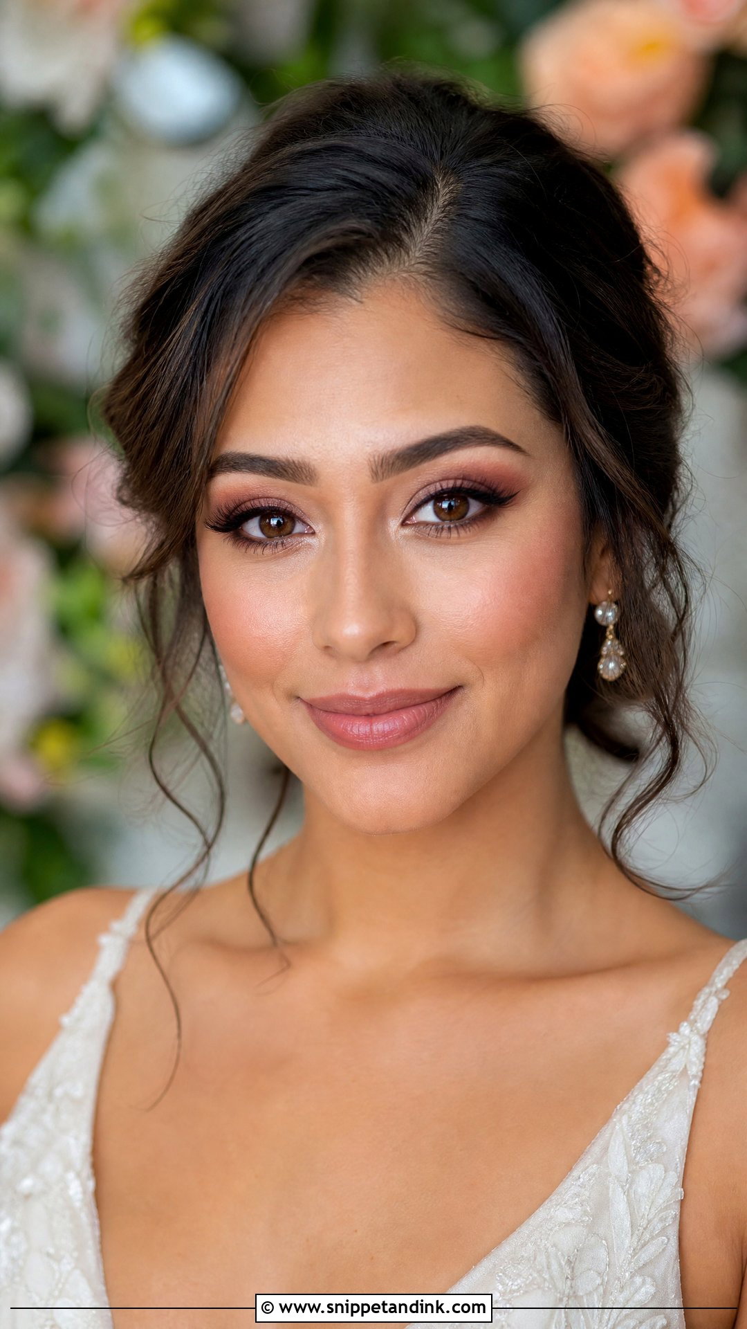 Monochrome Wedding Makeup For Brown Eyes - Snippet and Ink - 20 Wedding Day Makeup for Bride Brown Eyes