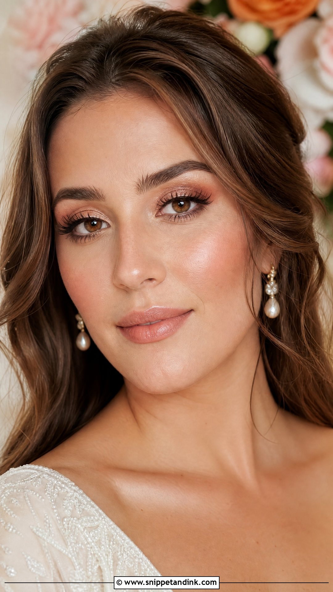 Monochrome Wedding Makeup For Brown Eyes - Snippet and Ink - 20 Brown Eye Wedding Makeup Ideas