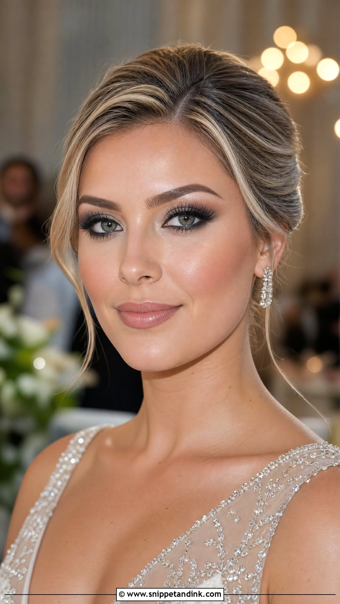 Moody Bridal Makeup With Charcoal Smoky Eyes - Snippet and Ink - 20 Moody Bridal Makeup Ideas