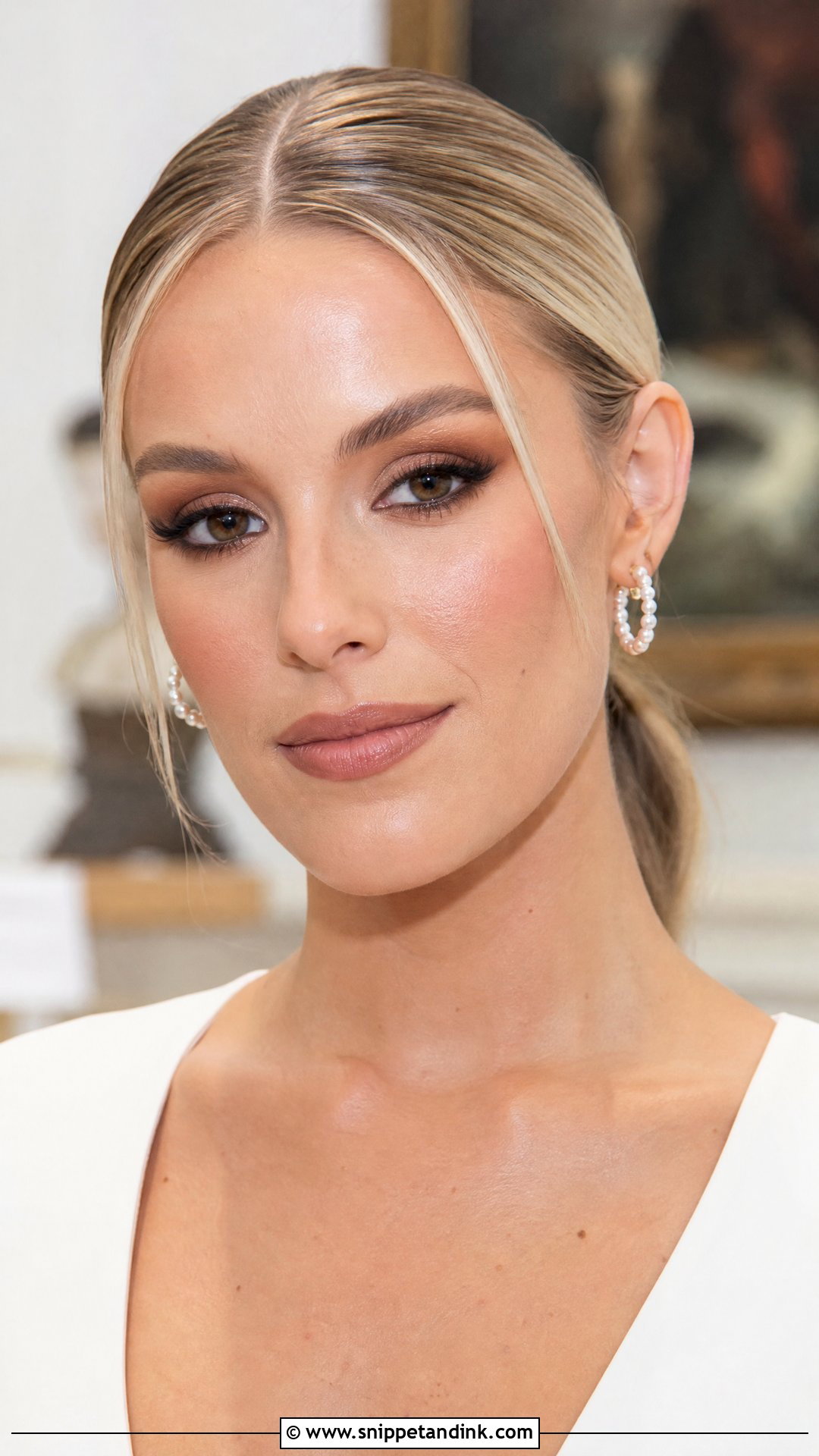Moody Bridal Makeup With Matte Brown Eyes - Snippet and Ink - 20 Moody Bridal Makeup Ideas