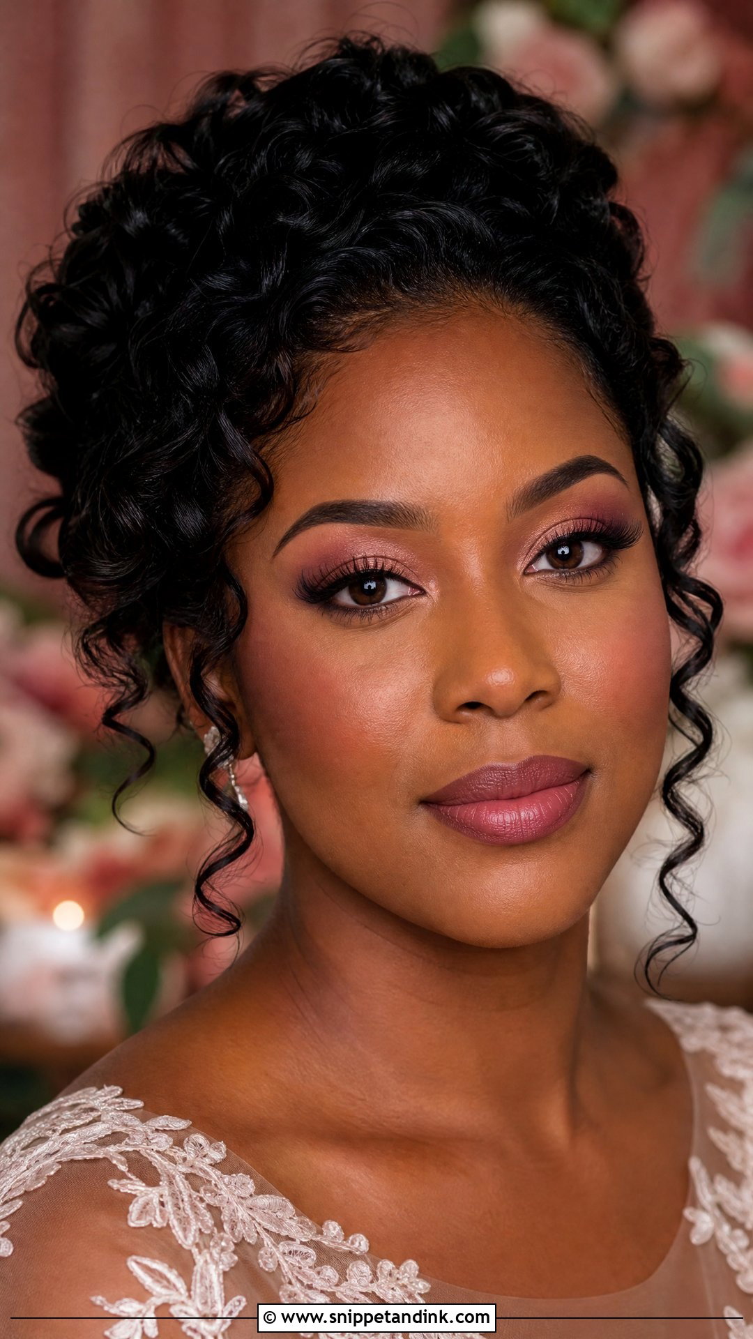 Moody Rose Bridal Makeup - Snippet and Ink - 20 Halloween Wedding Makeup Ideas