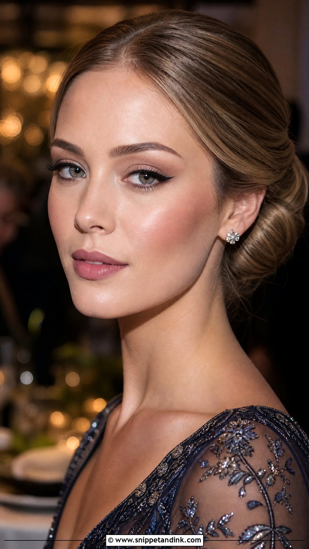 Moody Wedding Makeup With Black Winged Liner - Snippet and Ink - 20 Moody Wedding Makeup Ideas