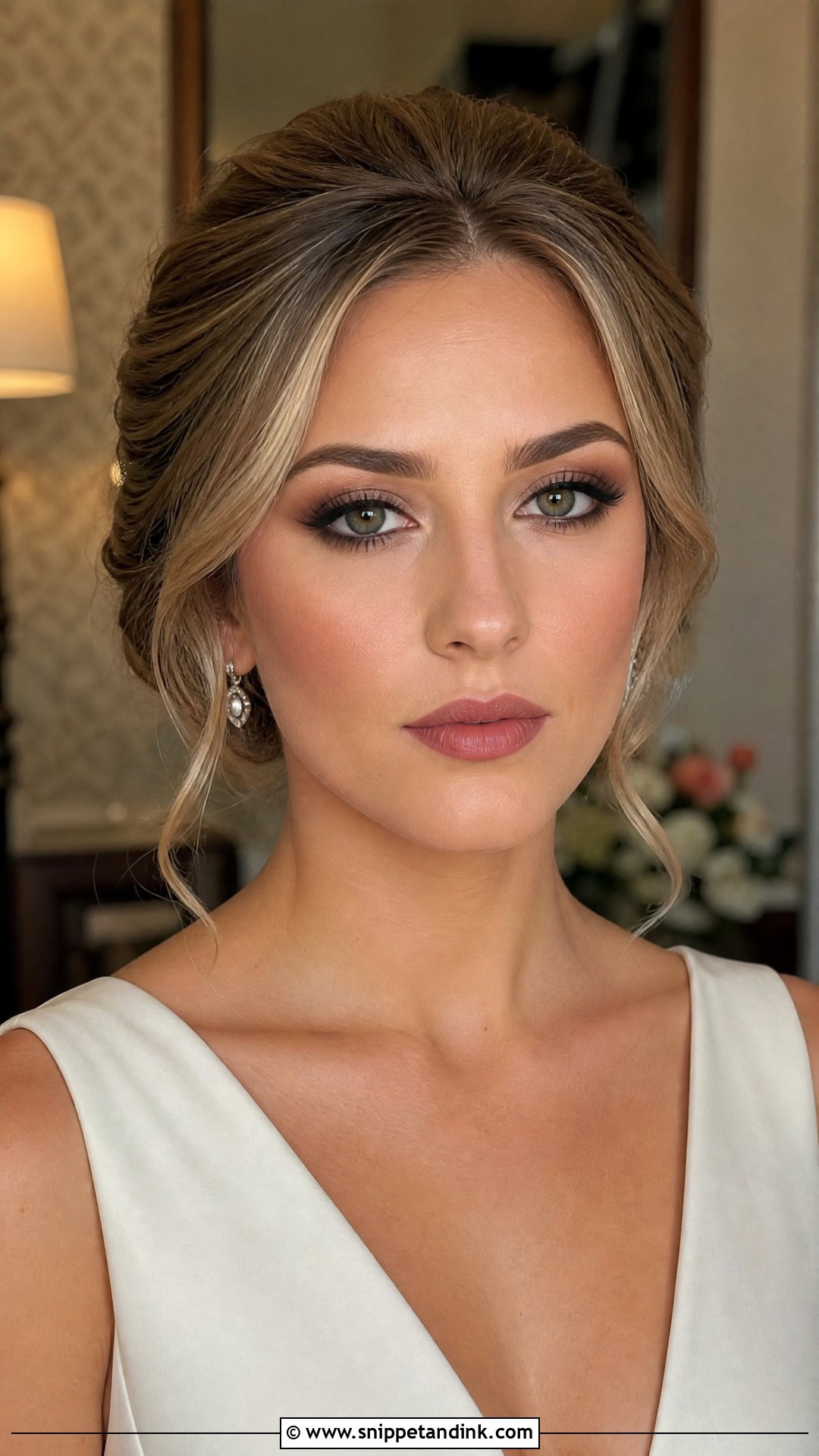 Moody Wedding Makeup With Matte Skin - Snippet and Ink - 20 Moody Wedding Makeup Ideas