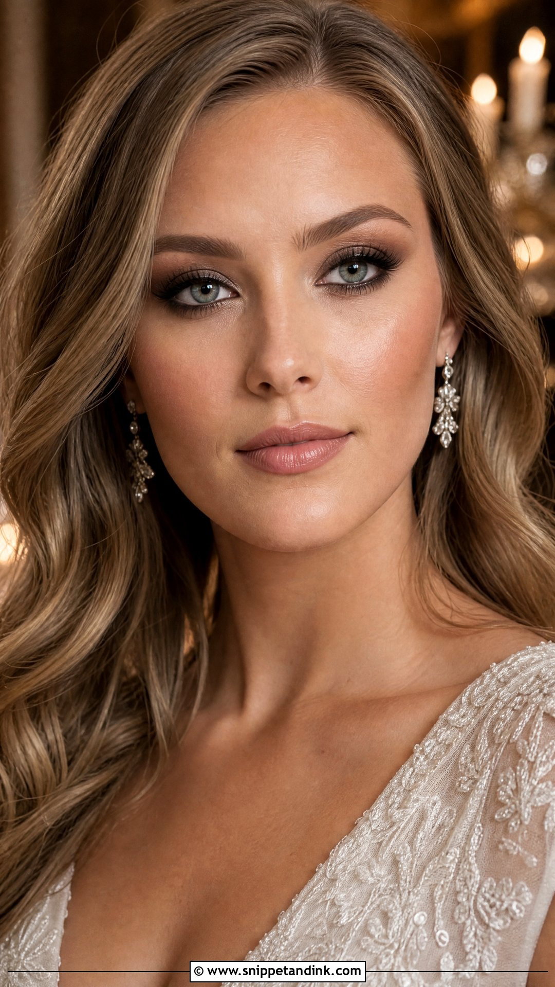 Moody Wedding Makeup With Smokey Eyes - Snippet and Ink - 20 Moody Wedding Makeup Ideas