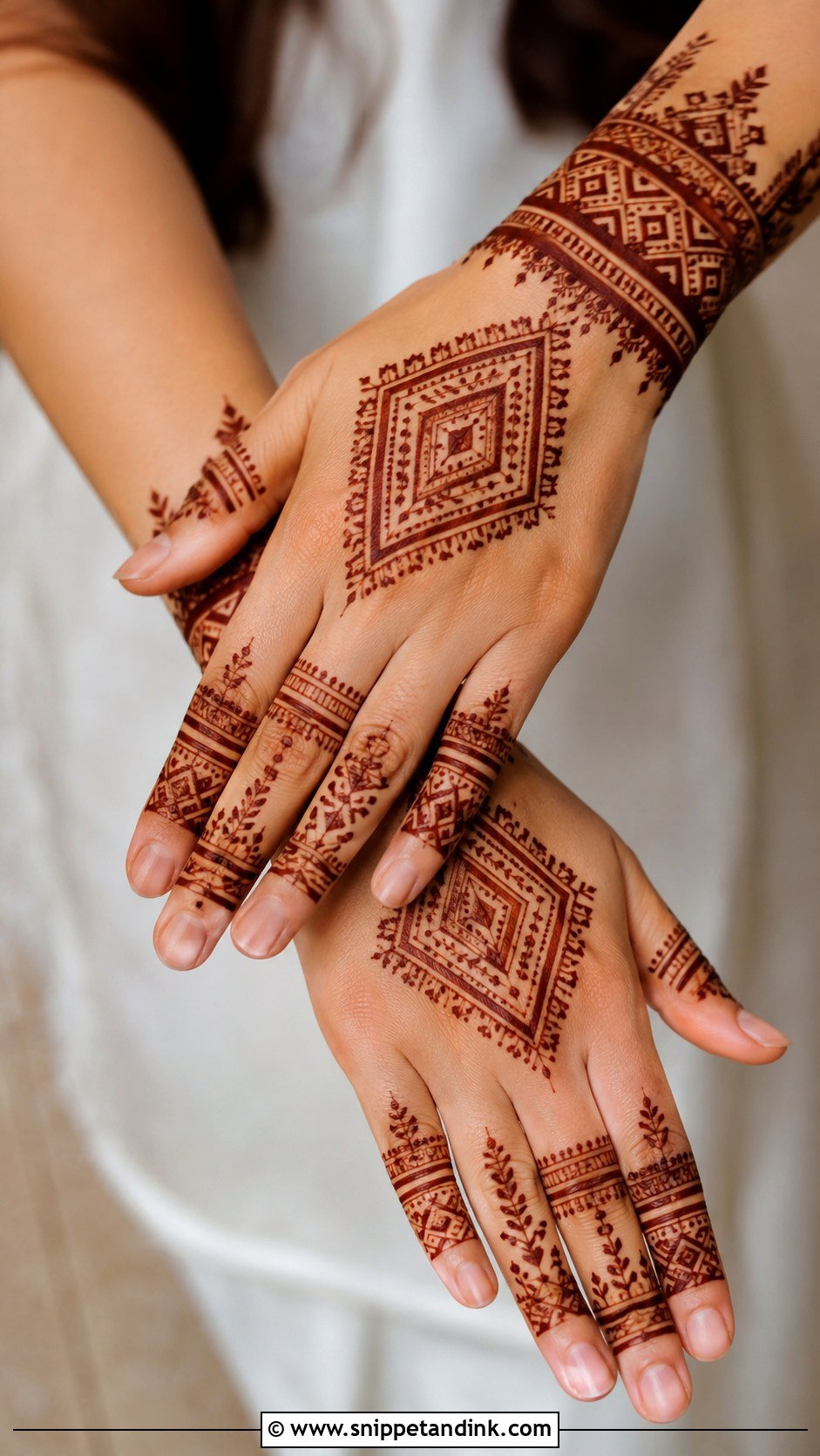 Moroccan Aesthetic Mehndi Design - Snippet and Ink - 35 Aesthetic Mehndi Designs