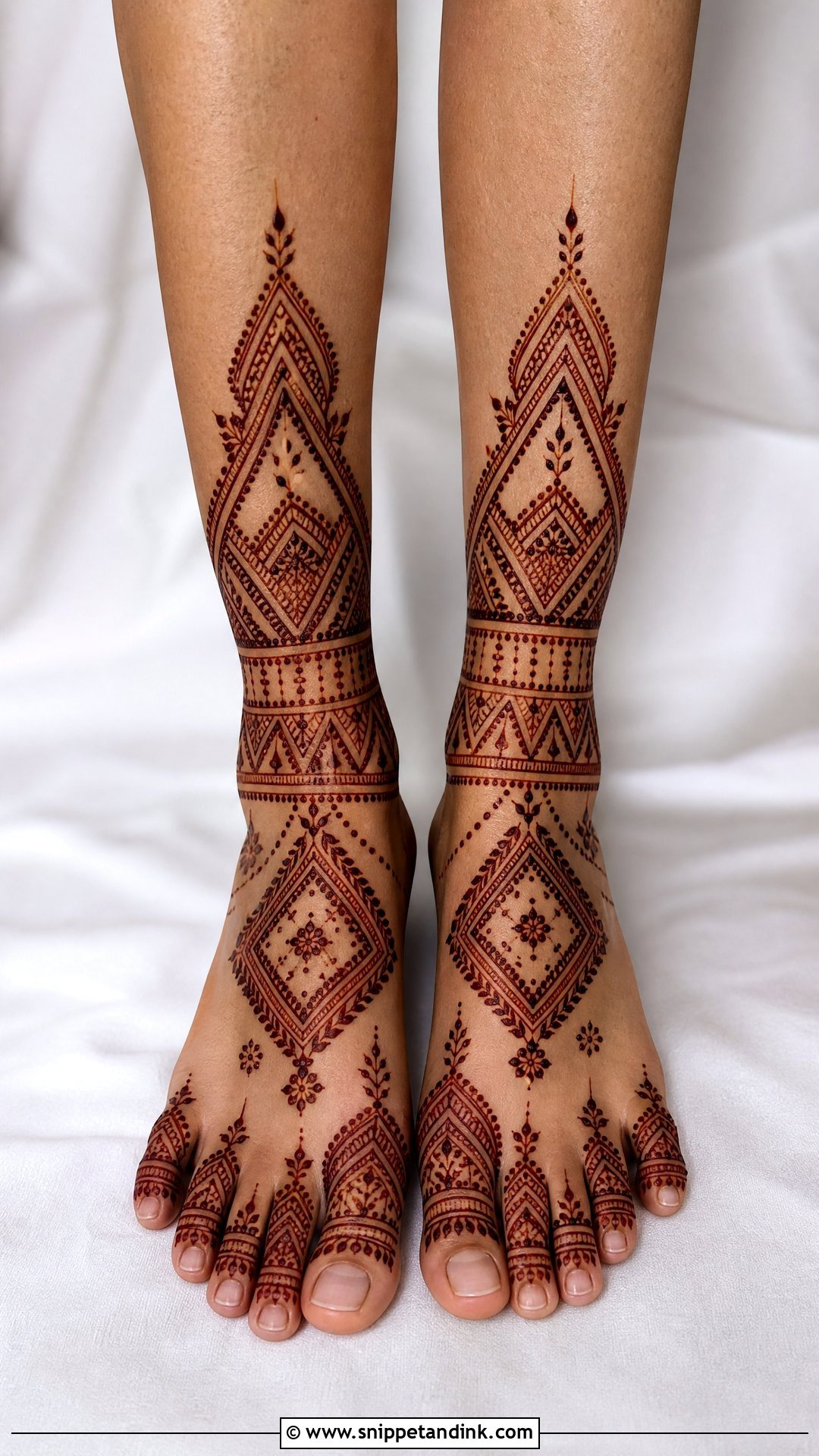 Moroccan Bridal Leg Mehndi Design - Snippet and Ink - 20 Bridal Mehndi Designs Legs Brides