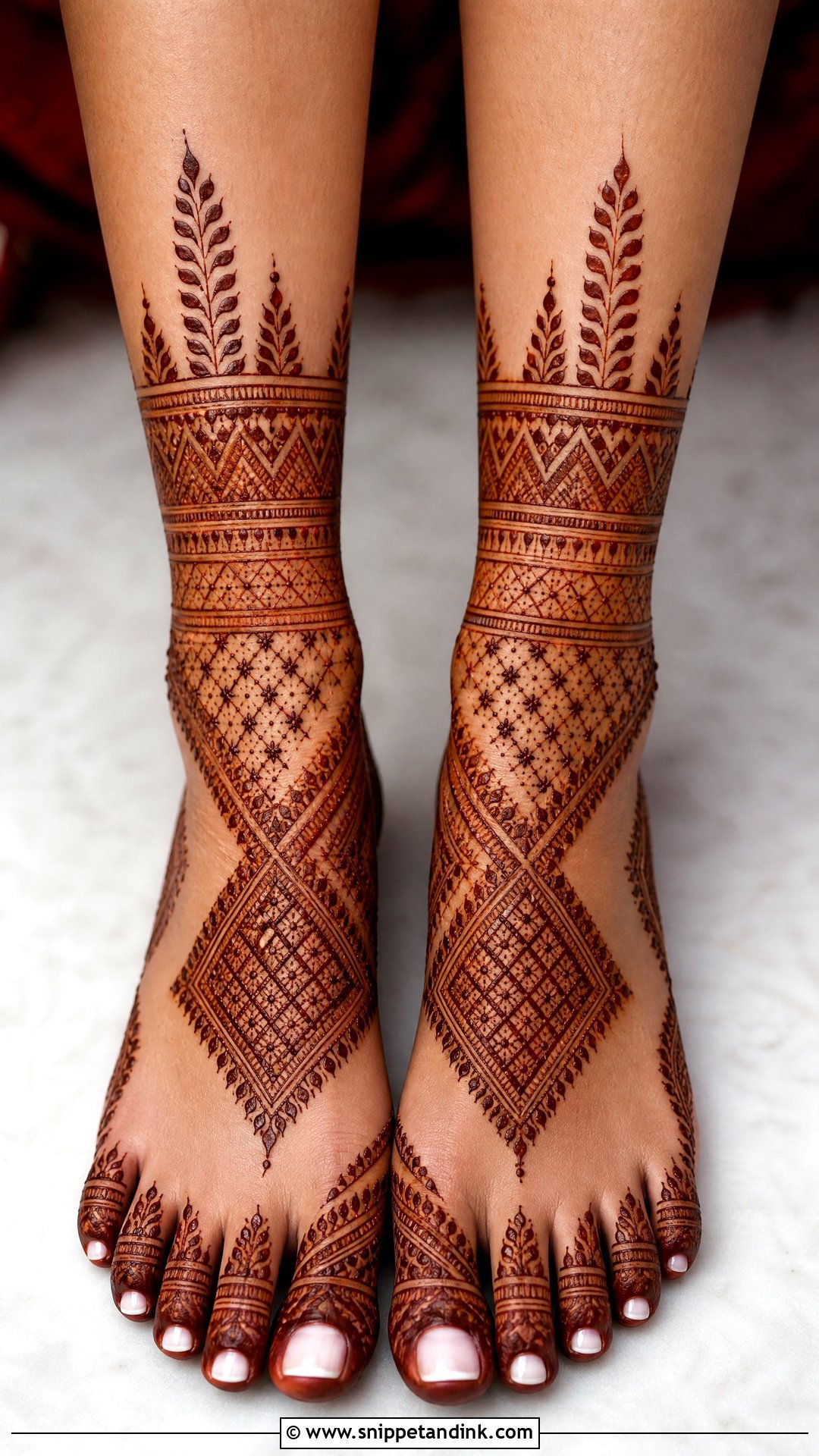 Moroccan Bridal Leg Mehndi Design - Snippet and Ink - 25 Bridal Leg Mehendi Mehndi Design Ideas